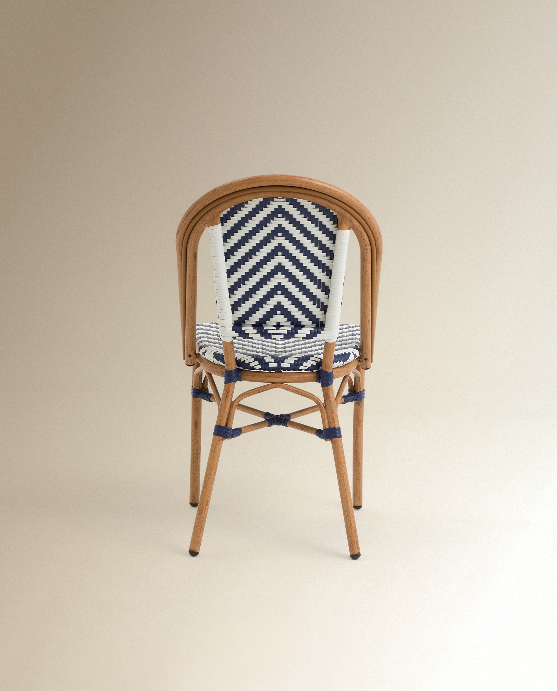 Cadeira de Jardim de Alumínio Bistro Navy-5