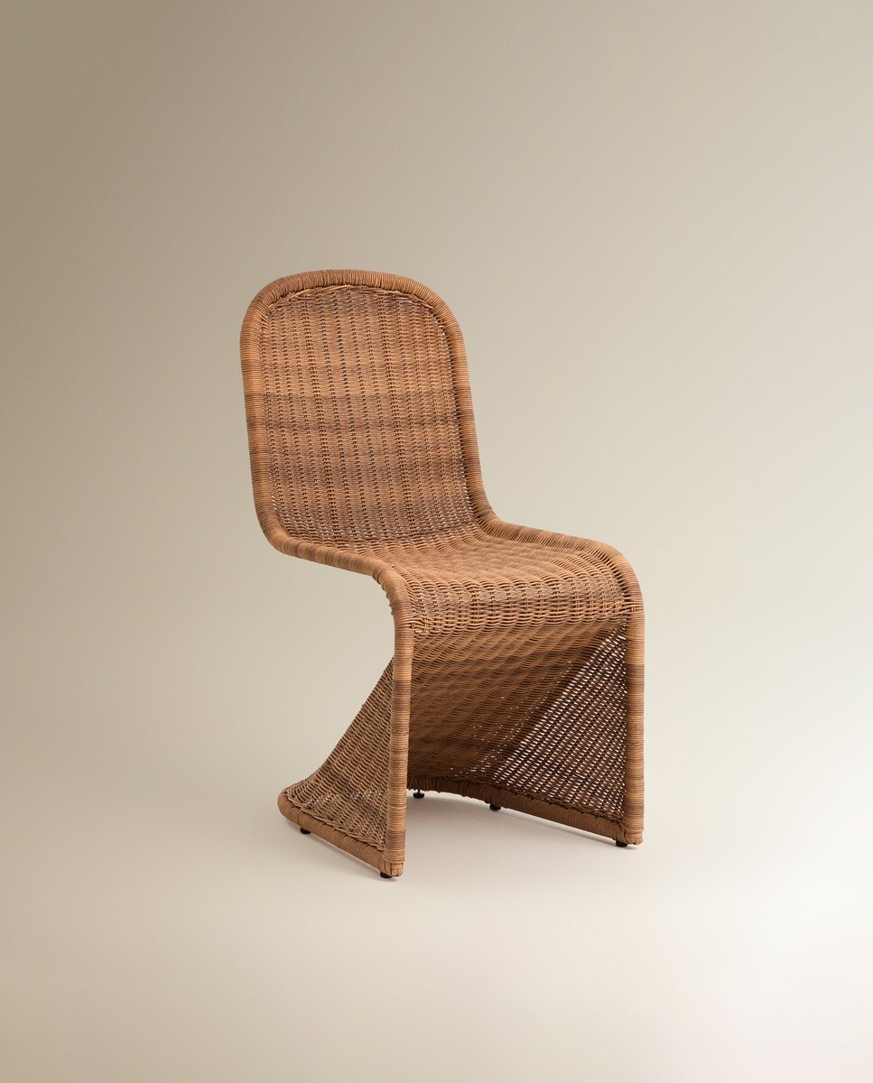 Cadeira de Jardim de Fibra Sintética Florida El Corte Inglés Natural-2