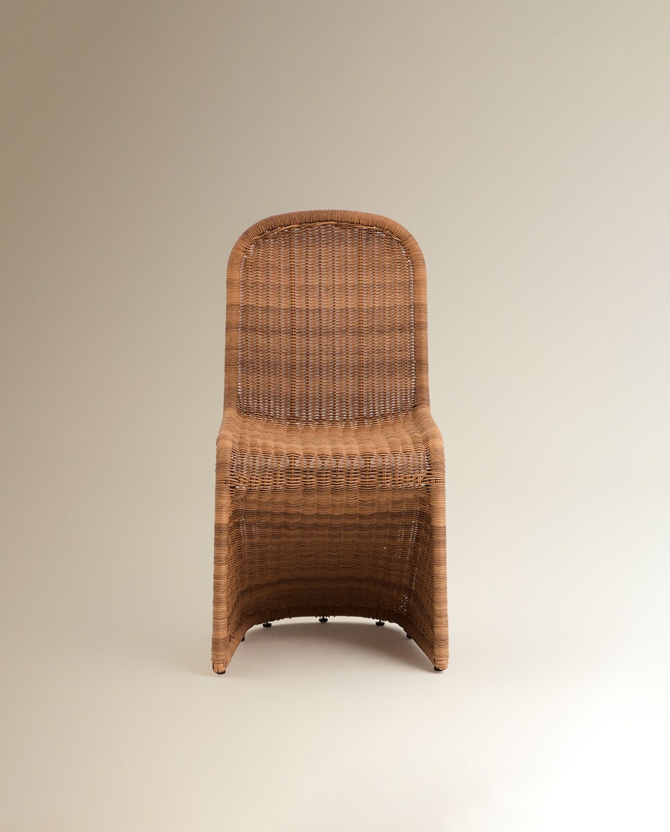 Cadeira de Jardim de Fibra Sintética Florida El Corte Inglés Natural-3