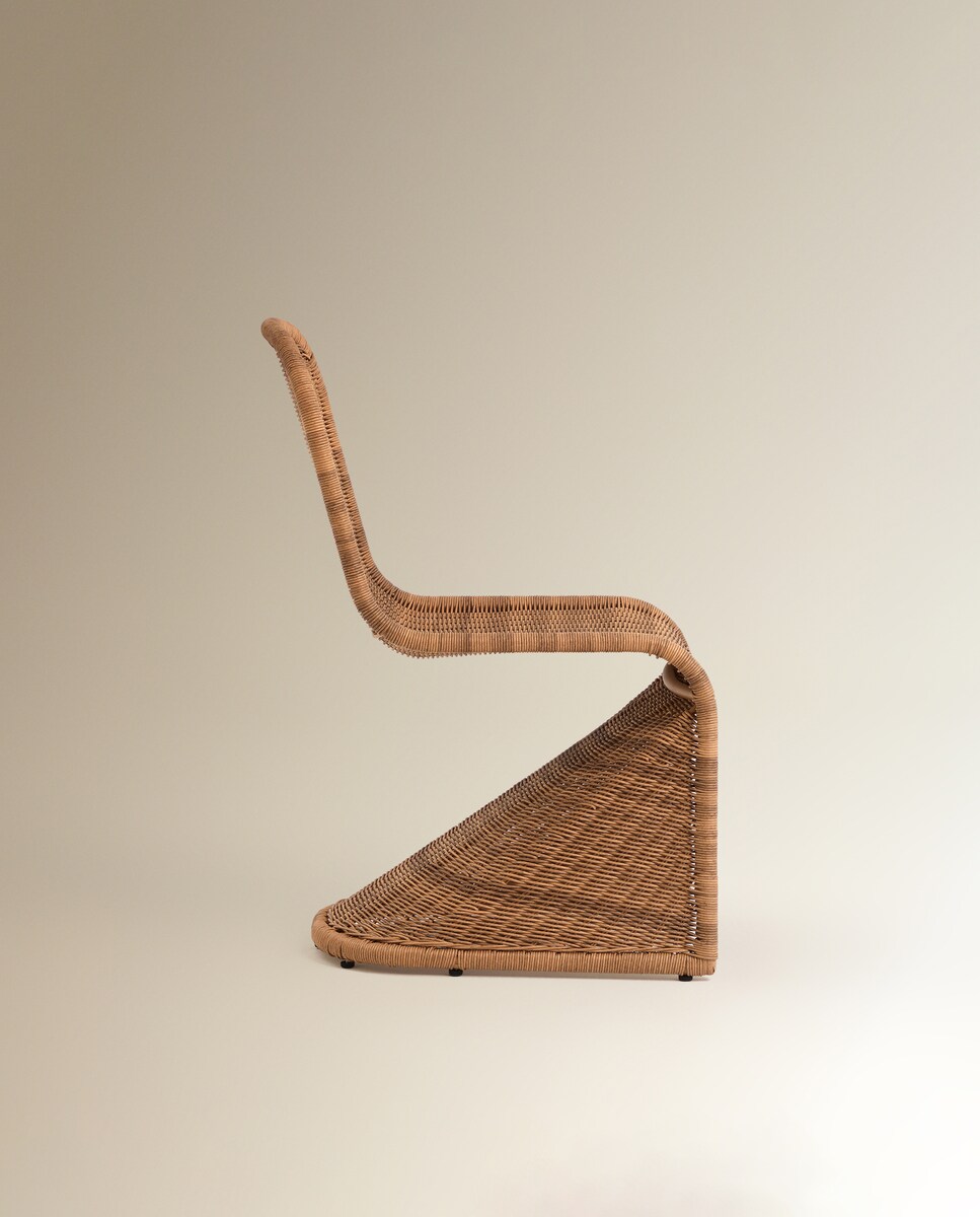 Cadeira de Jardim de Fibra Sintética Florida El Corte Inglés Natural-4