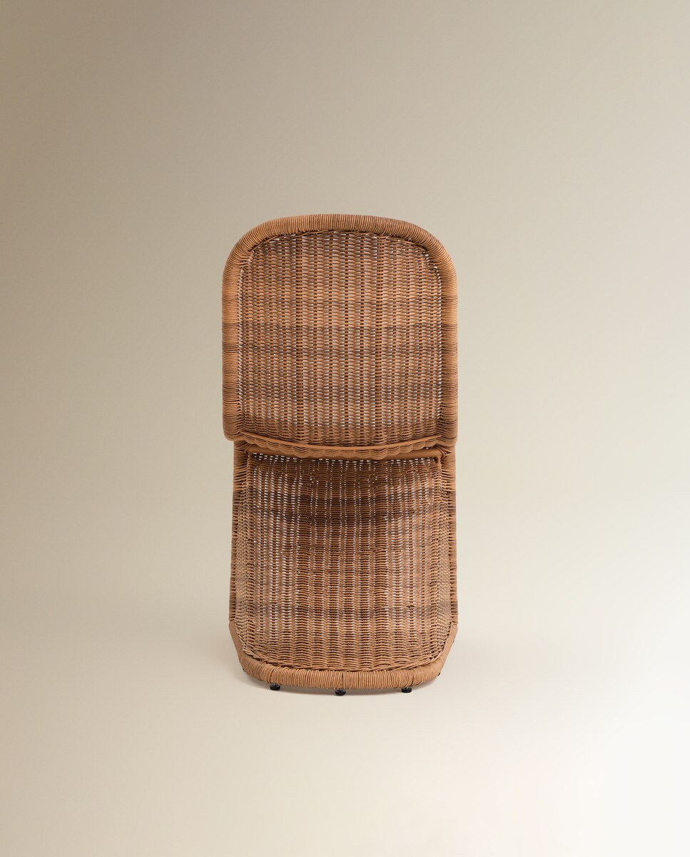 Cadeira de Jardim de Fibra Sintética Florida El Corte Inglés Natural-5