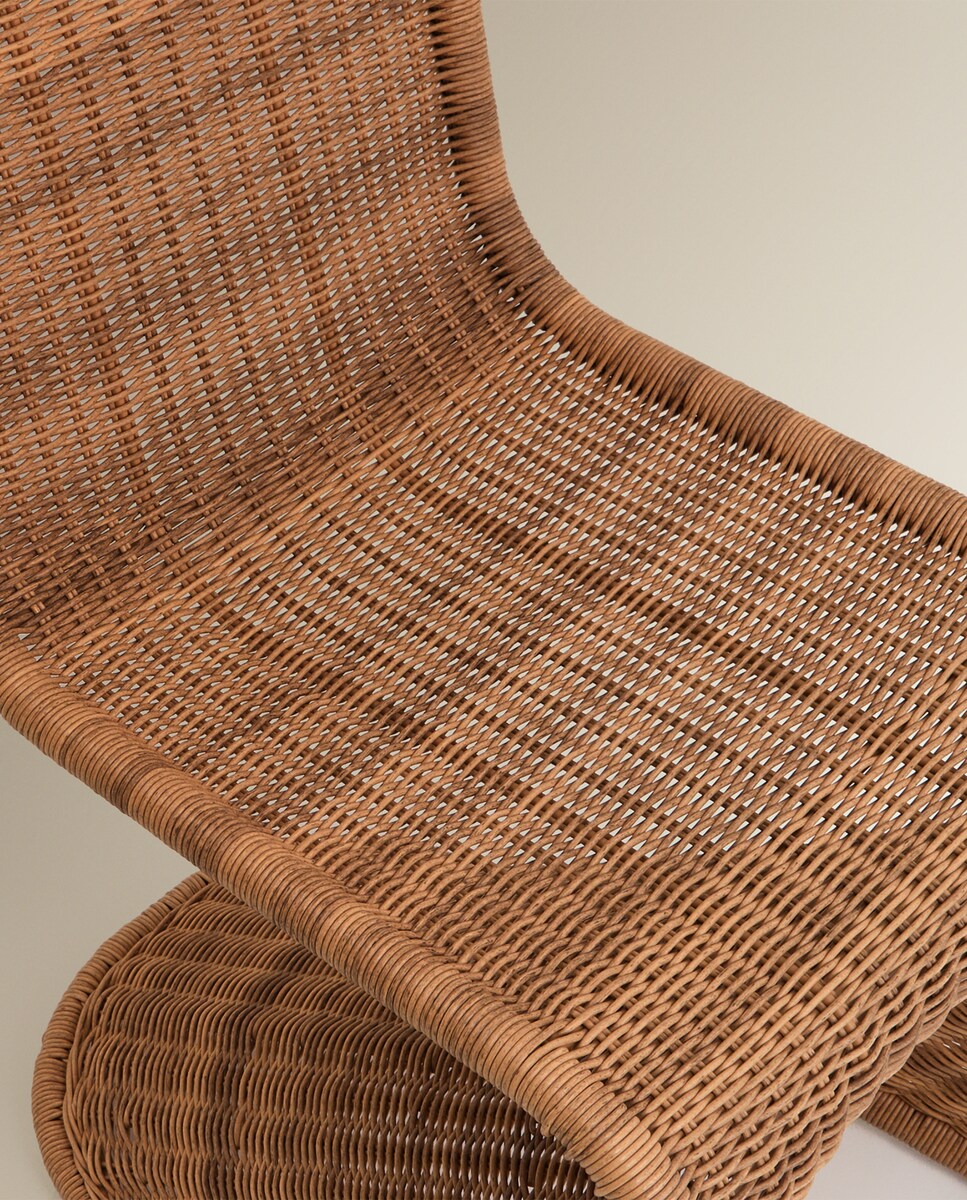 Cadeira de Jardim de Fibra Sintética Florida El Corte Inglés Natural-6