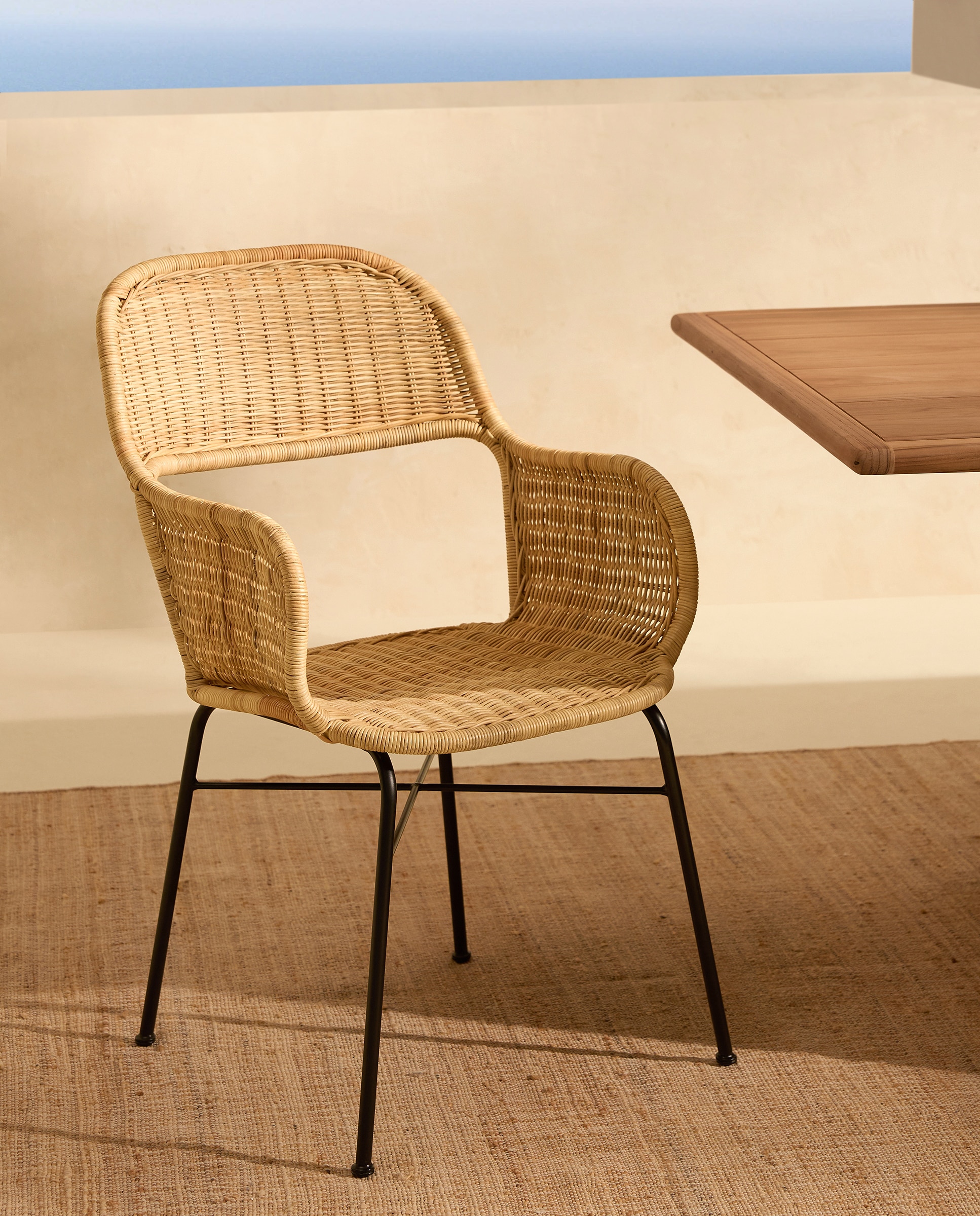 Imagem 0 de Cadeira de jardim em fibra natural Davao