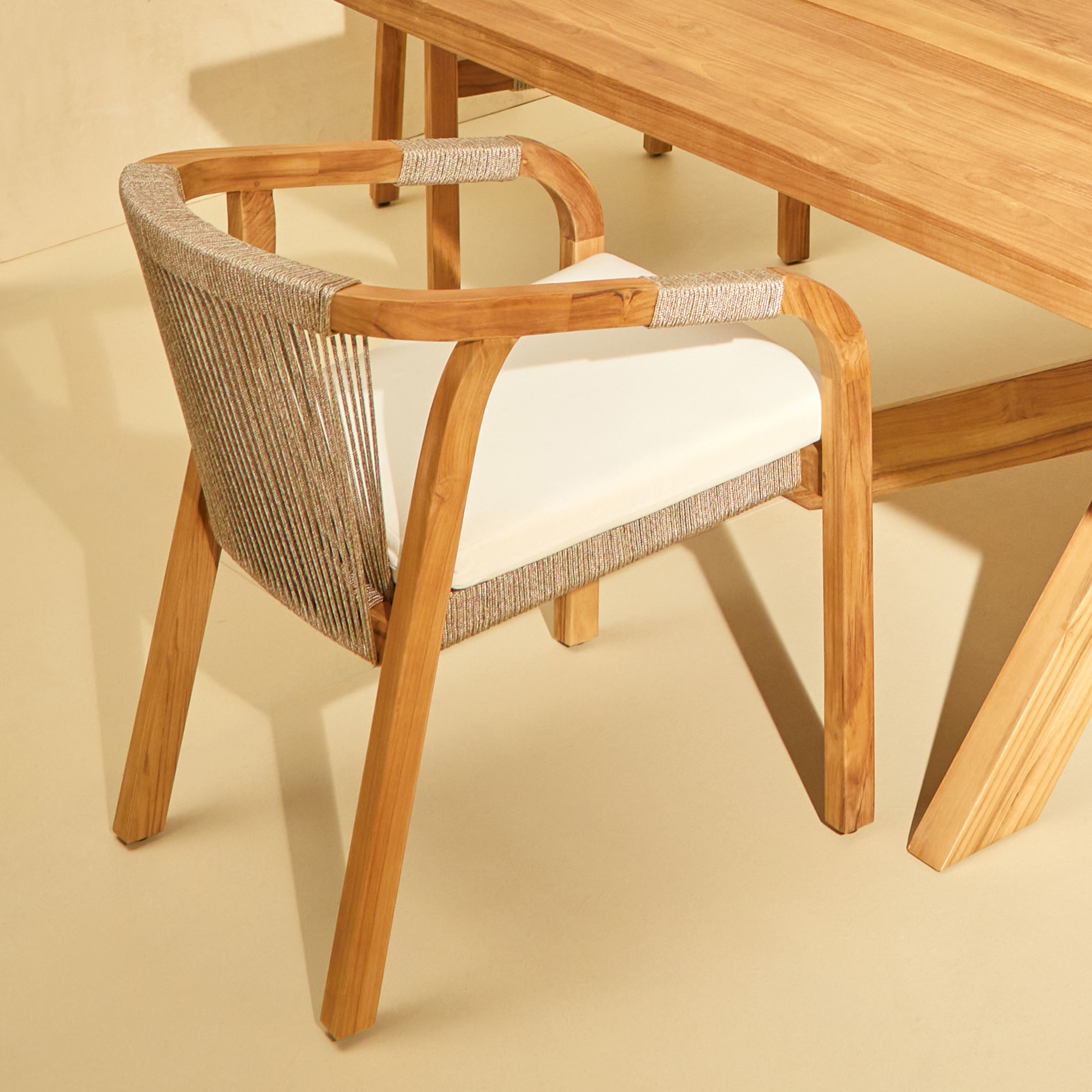 Imagem 0 de Cadeira Empilhável de Jardim de Madeira de Teca Kansas El Corte Inglés