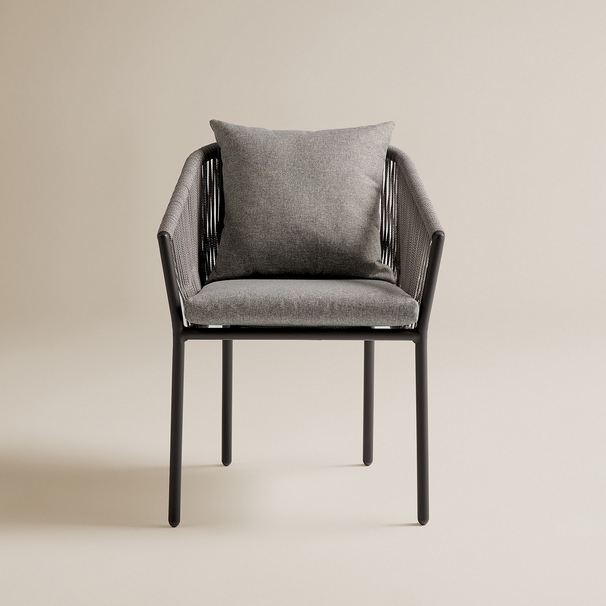Sillón de jardín apilable Sonora El Corte Inglés - Gris Gris-2