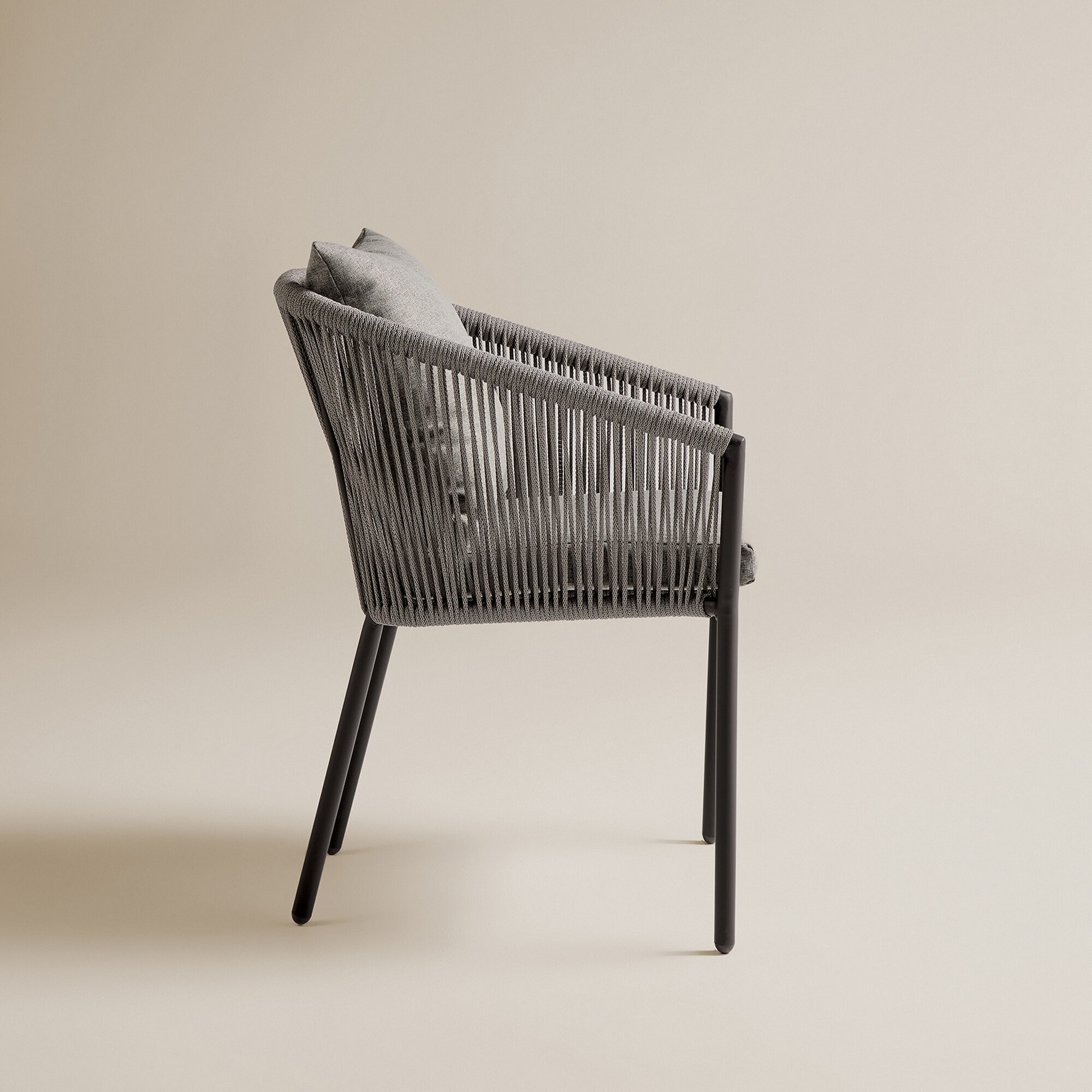 Sillón de jardín apilable Sonora El Corte Inglés - Gris Gris-3