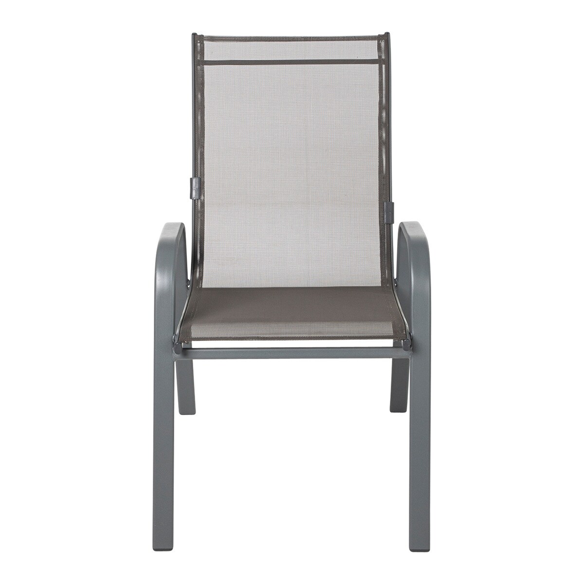 Sillón de comedor de jardín apilable Agadir Basics El Corte Inglés Gris-2