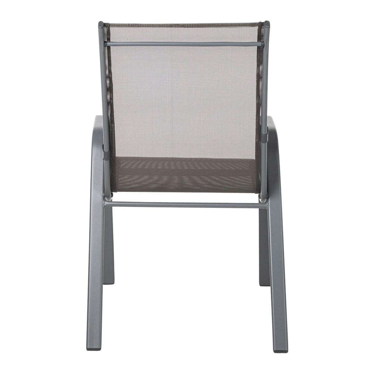 Sillón de comedor de jardín apilable Agadir Basics El Corte Inglés Gris-4