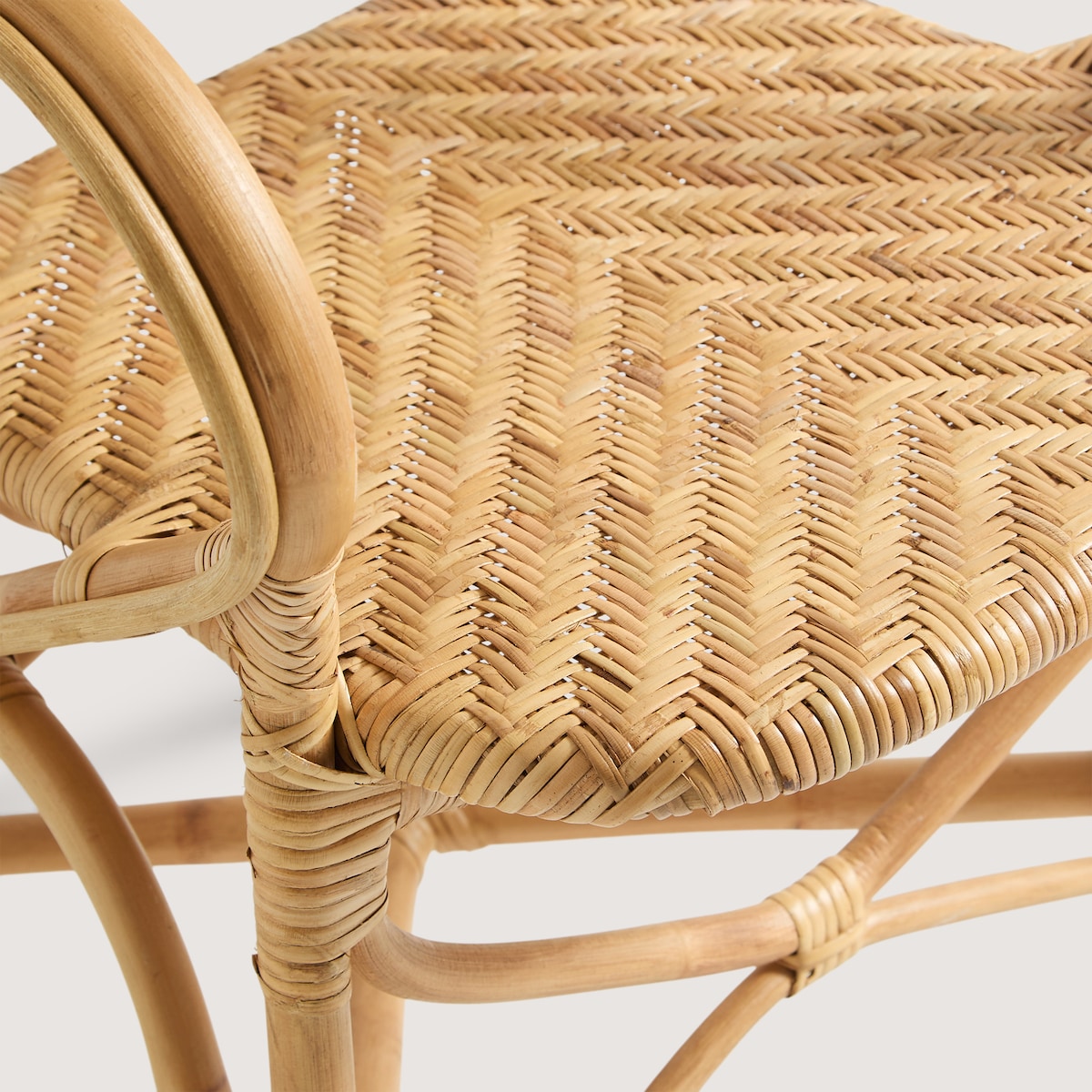 Sillón de comedor de ratán Ogán El Corte Inglés Natural-6