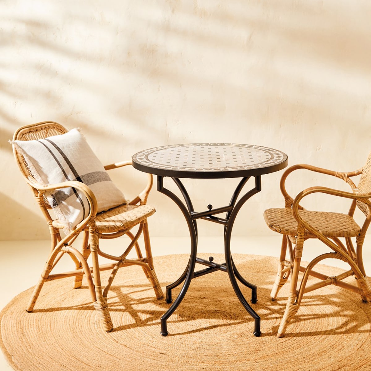 Sillón de comedor de ratán Ogán El Corte Inglés Natural-7