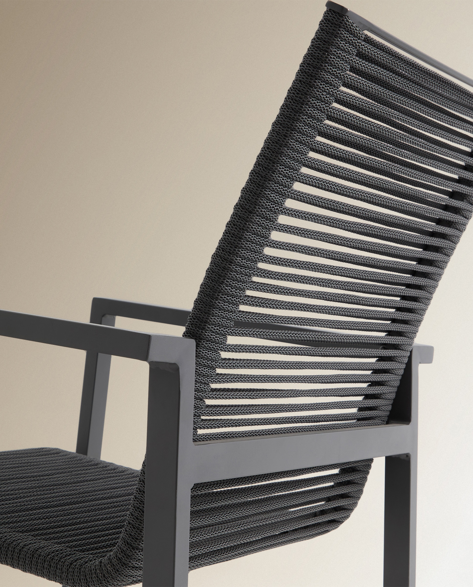 Cadeira de Jardim Empilhável de Alumínio Chicago Antracite-6