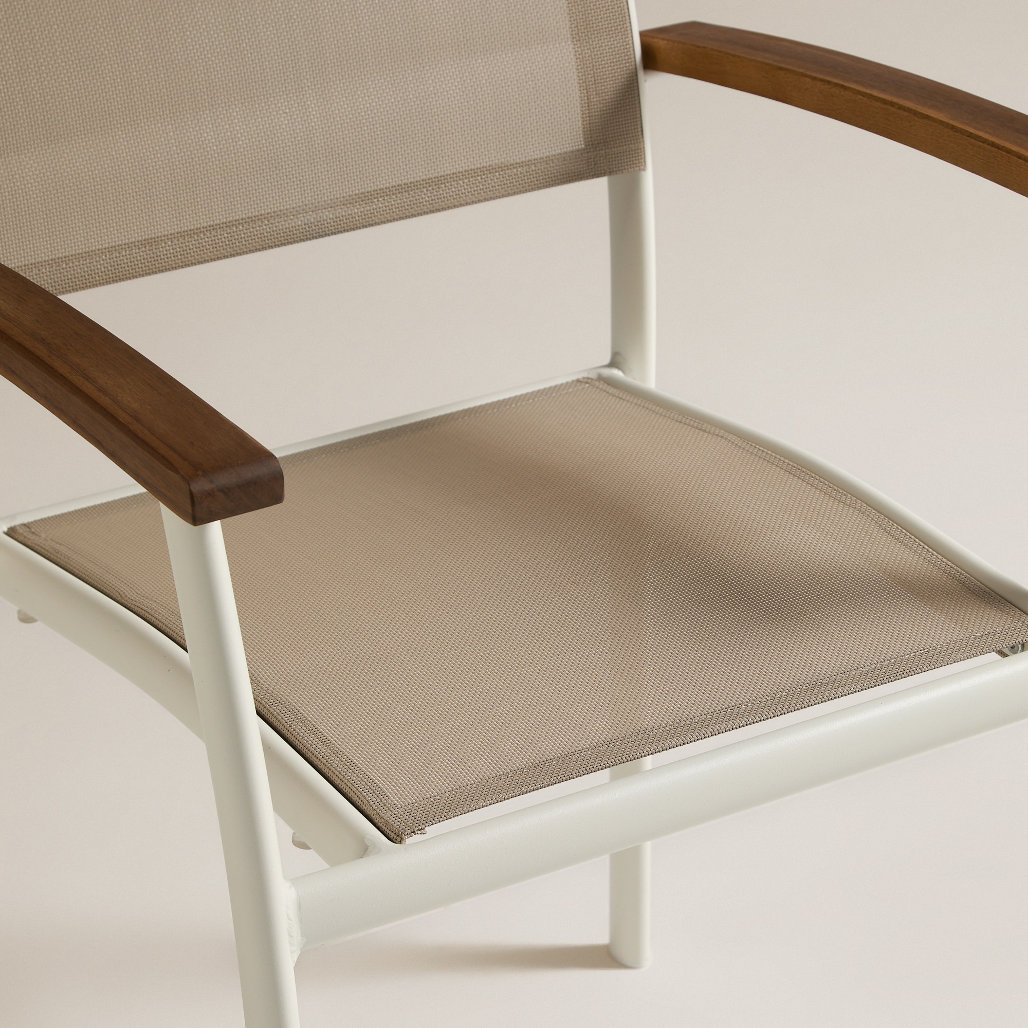 Cadeira Empilhável de Jardim Rockwell El Corte Inglés Branco / Cinzento-6