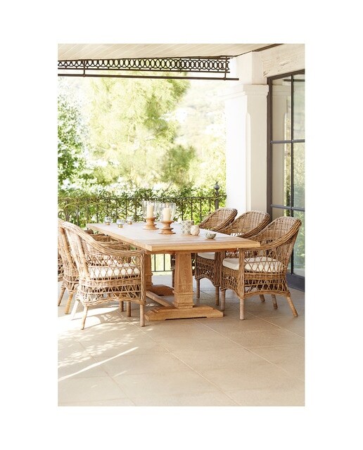 Colección de comedor de jardín con mesa Vintage y sillón Tempe El Corte Inglés
