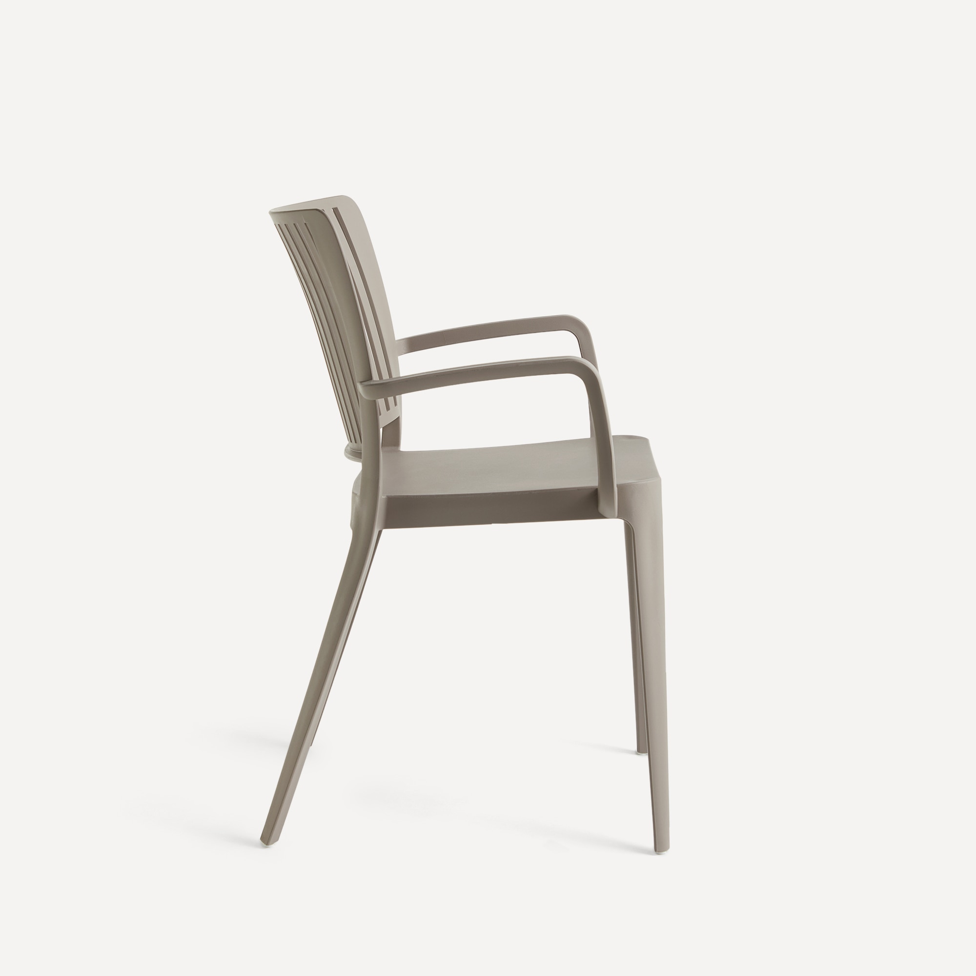 Sillón de comedor de jardín de resina Joy Basics El Corte Inglés Topo-3