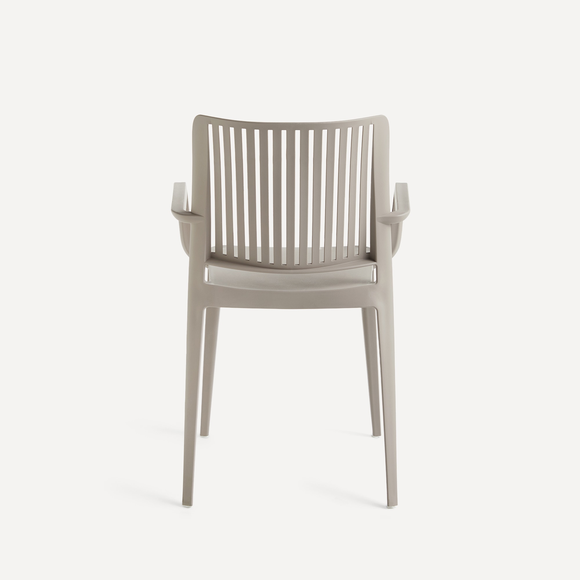 Sillón de comedor de jardín de resina Joy Basics El Corte Inglés Topo-4