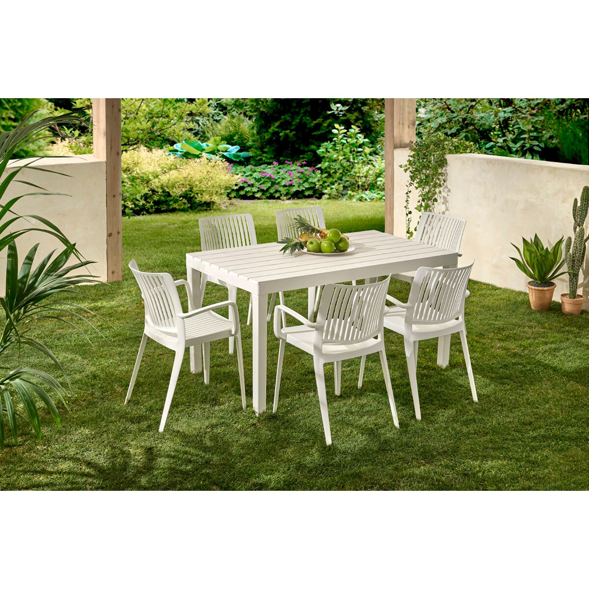 Colección de comedor de jardín con mesa Sumatra y sillón Joy Basics El Corte Inglés 2