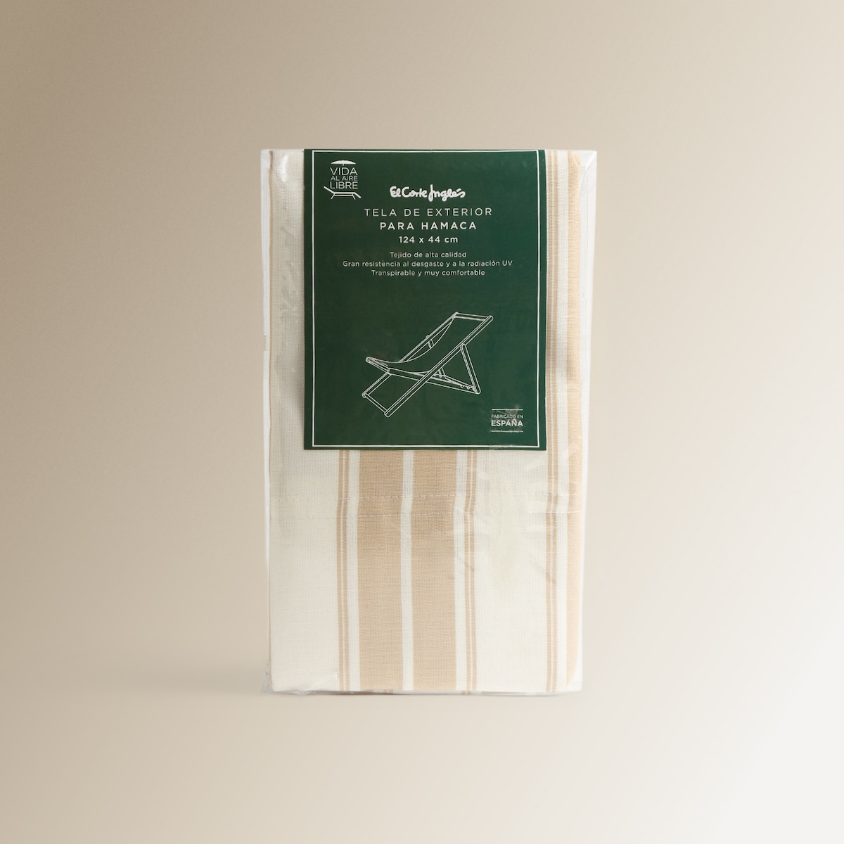 Tecido para Espreguiçadeira Sorrento Bege / Branco-4