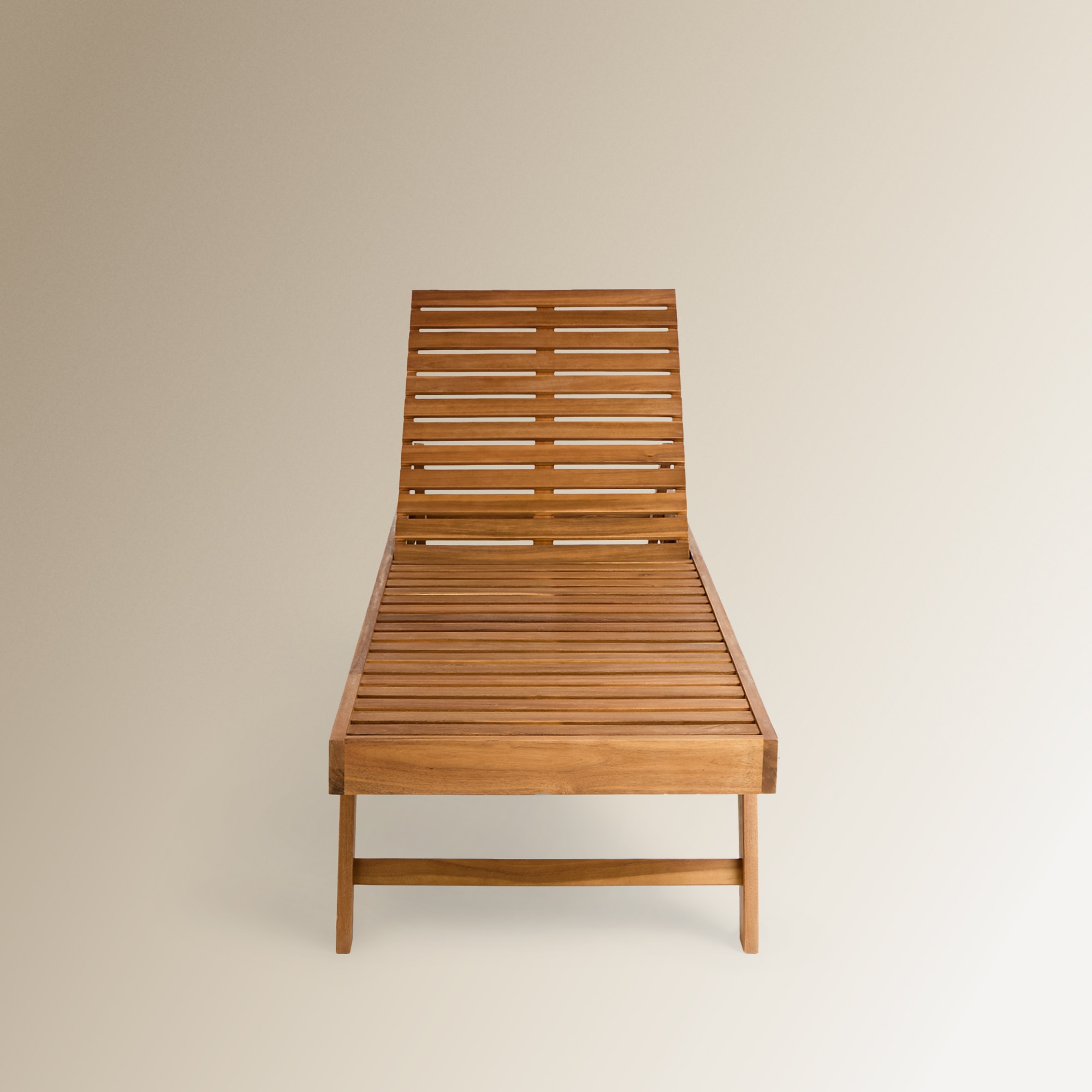 Espreguiçadeira de Acácia Baiona Natural-2