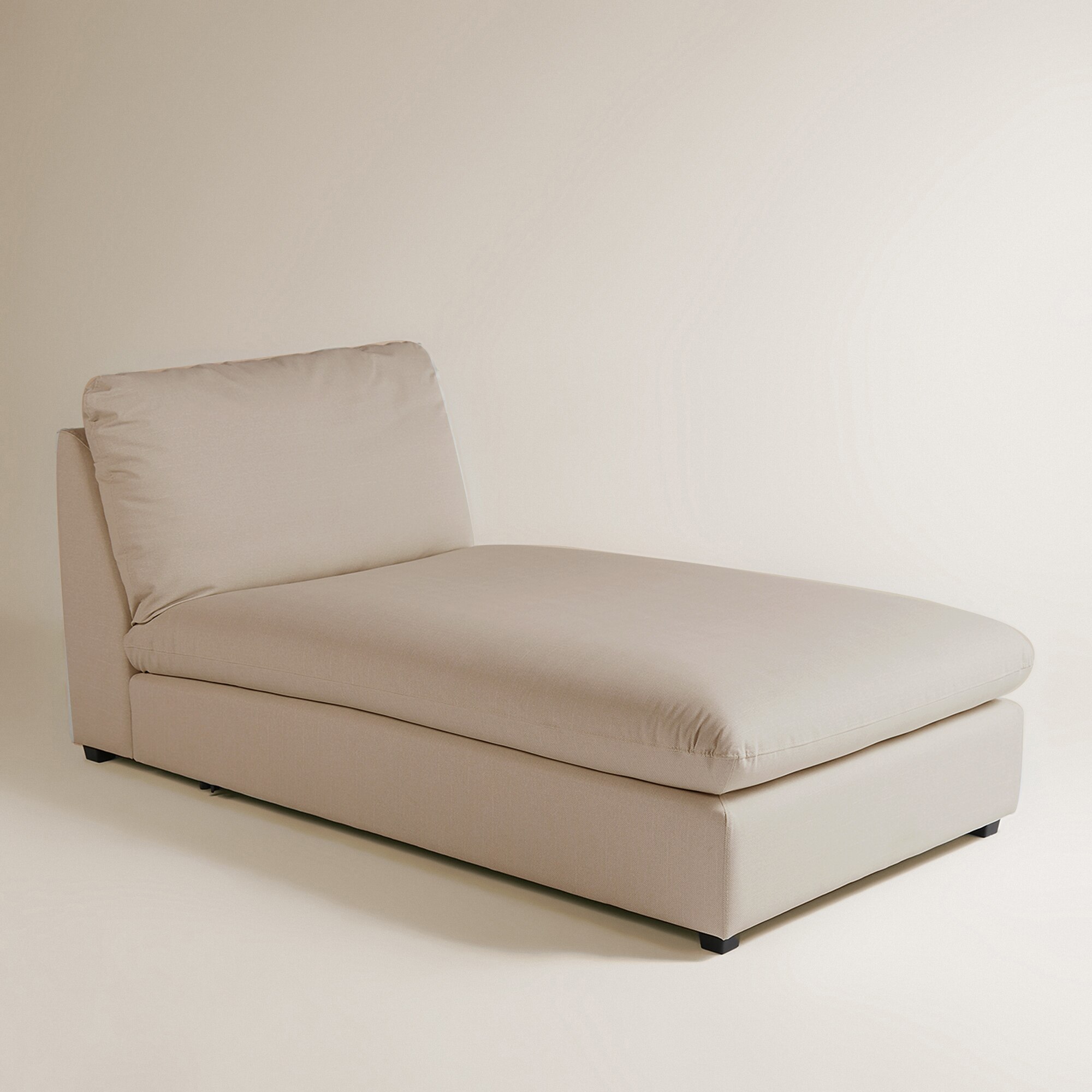 Tumbona de jardín con tejido impermeable Oasis - Beige Beige-1