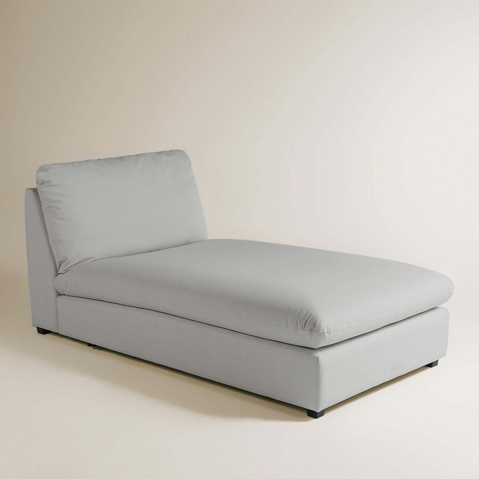 Tumbona de jardín con tejido impermeable Oasis - Gris Gris-1