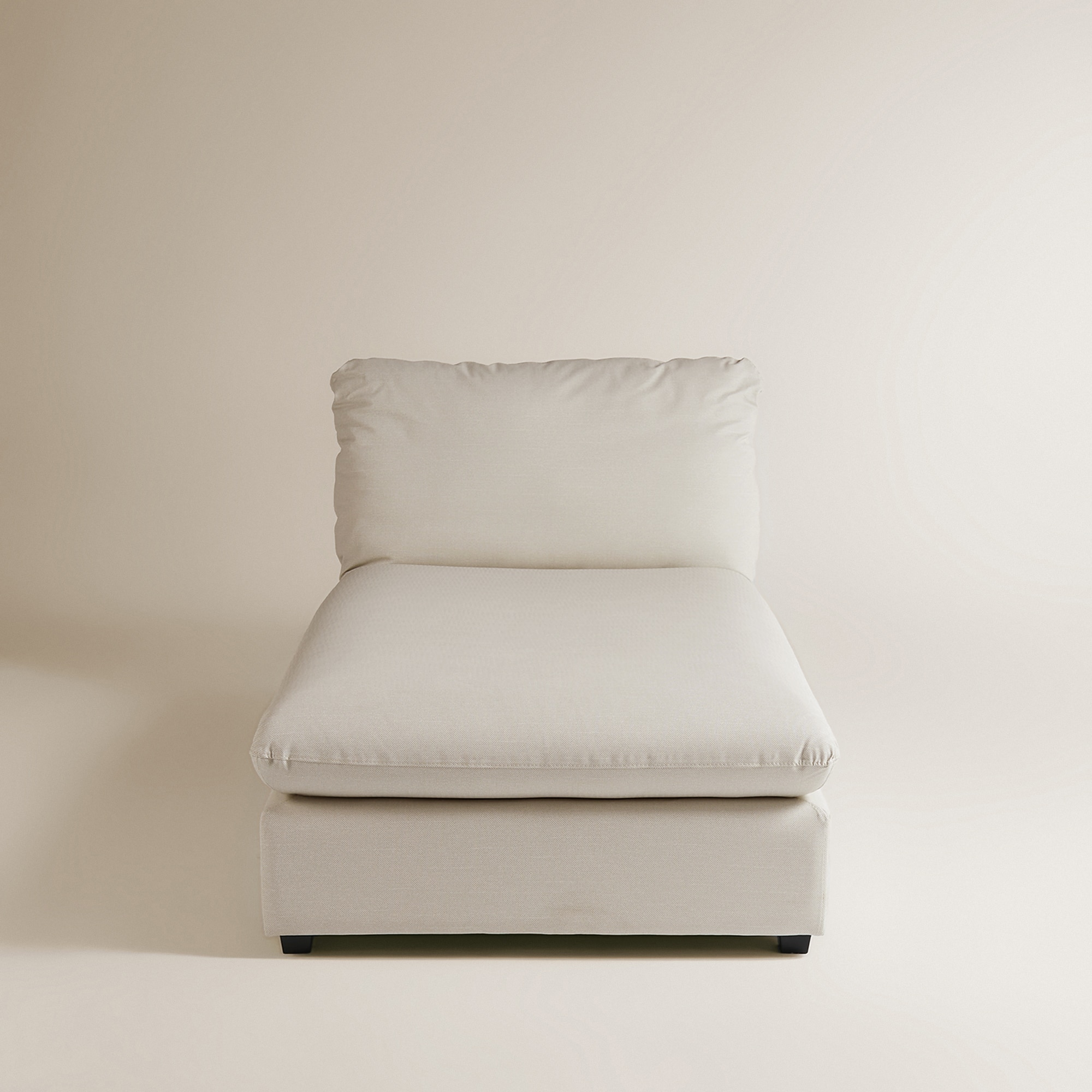 Tumbona de jardín con tejido impermeable Oasis - Crema Crema-2