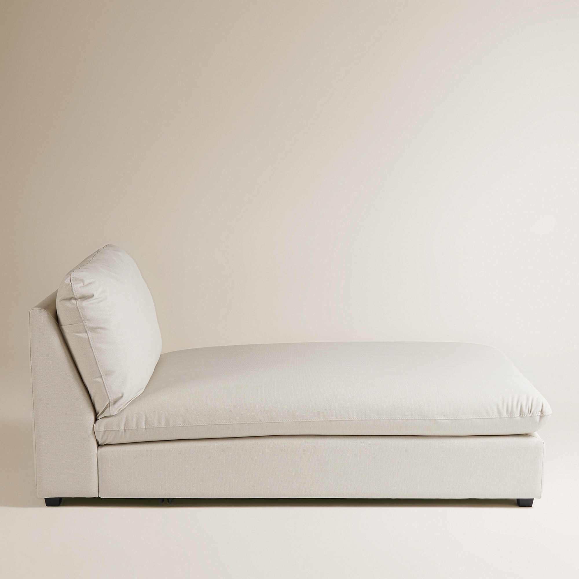Tumbona de jardín con tejido impermeable Oasis - Crema Crema-3