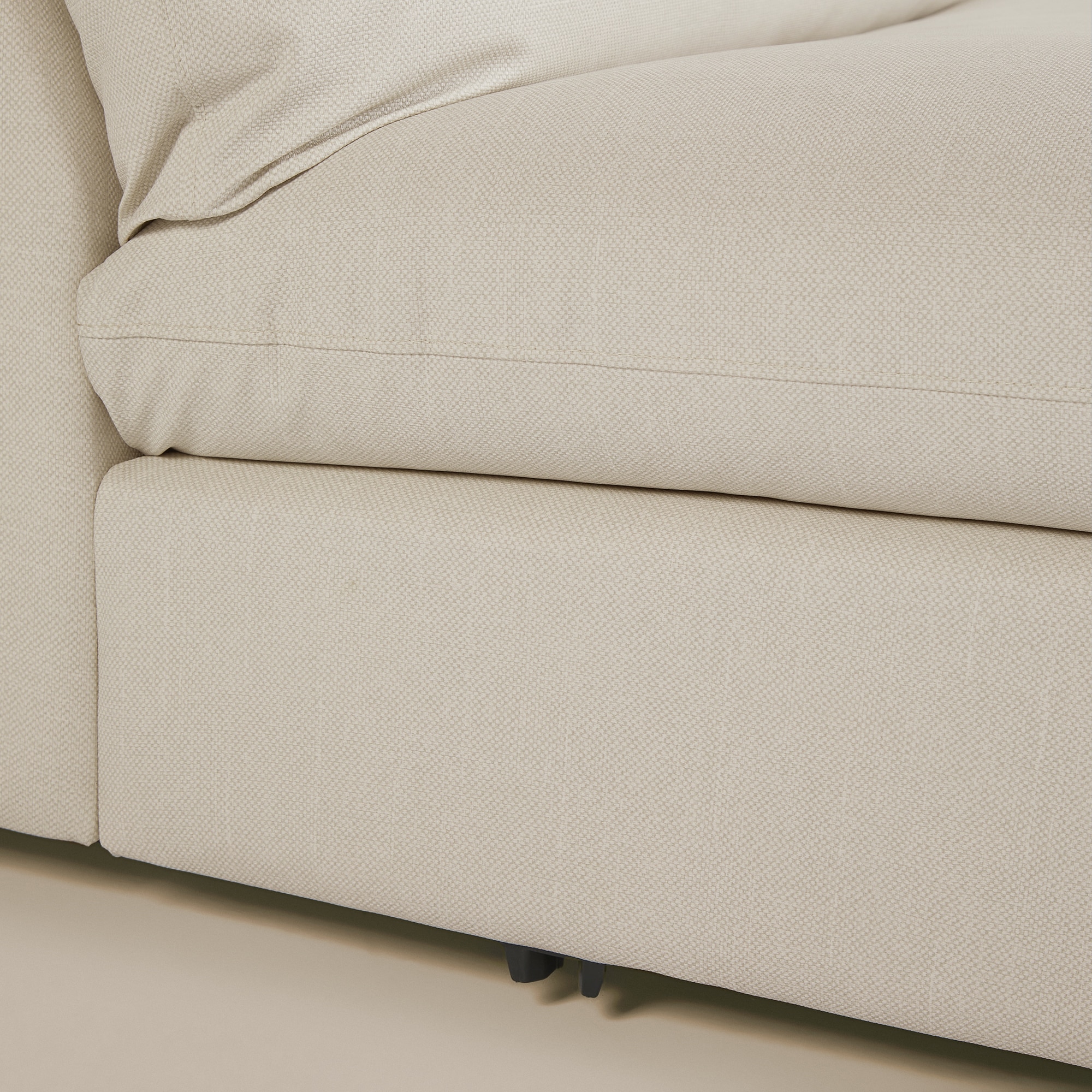Tumbona de jardín con tejido impermeable Oasis - Crema Crema-4