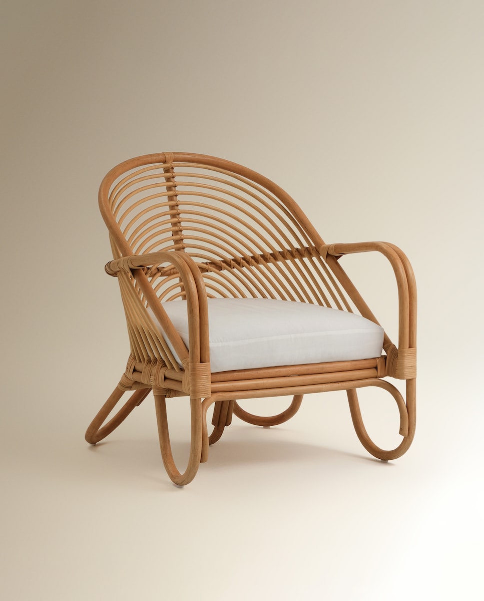 Poltrona de Jardim de Fibra Natural Pasadena Natural-2