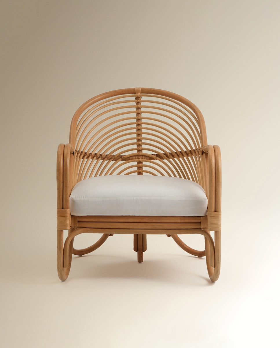 Poltrona de Jardim de Fibra Natural Pasadena Natural-3