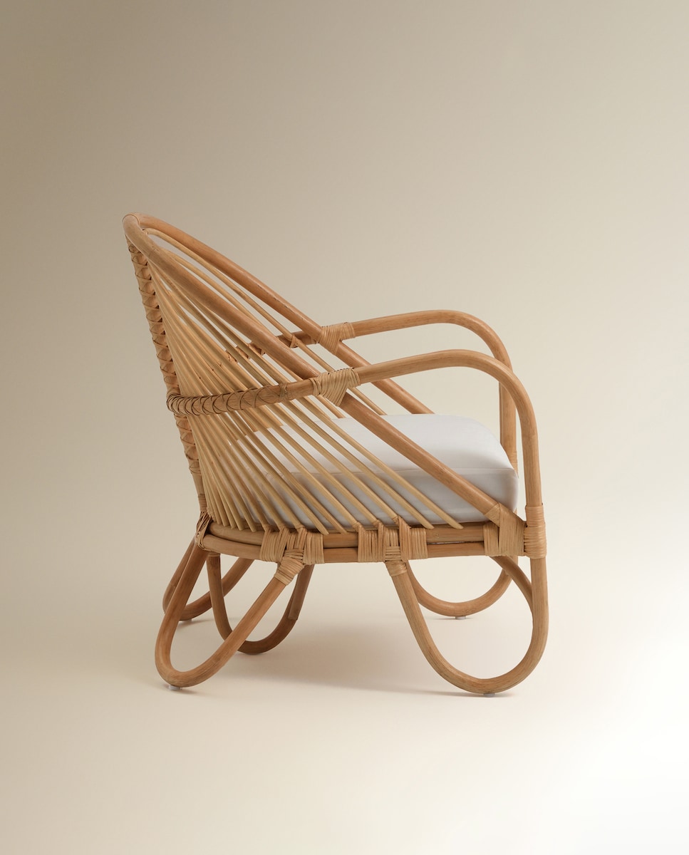 Poltrona de Jardim de Fibra Natural Pasadena Natural-4