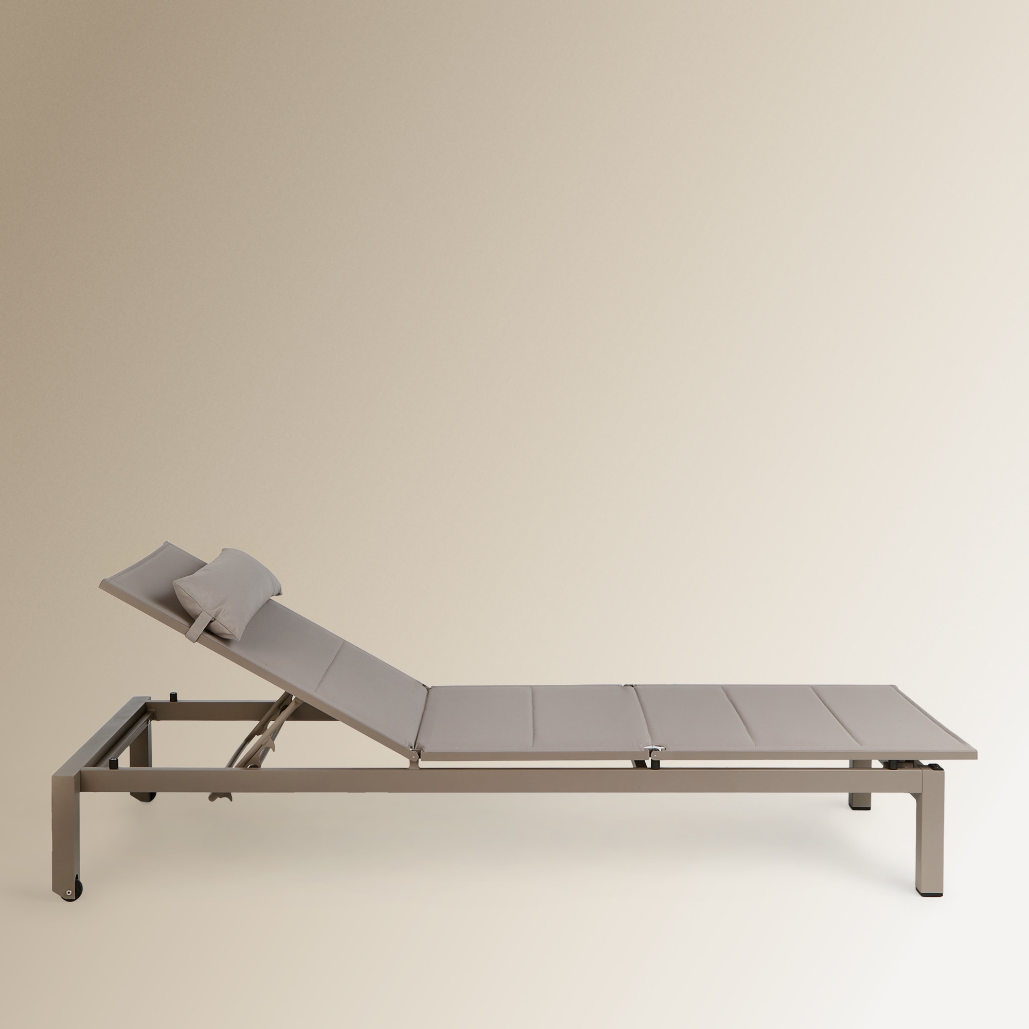 Espreguiçadeira Ergonómica de Jardim Chicago Taupe-3