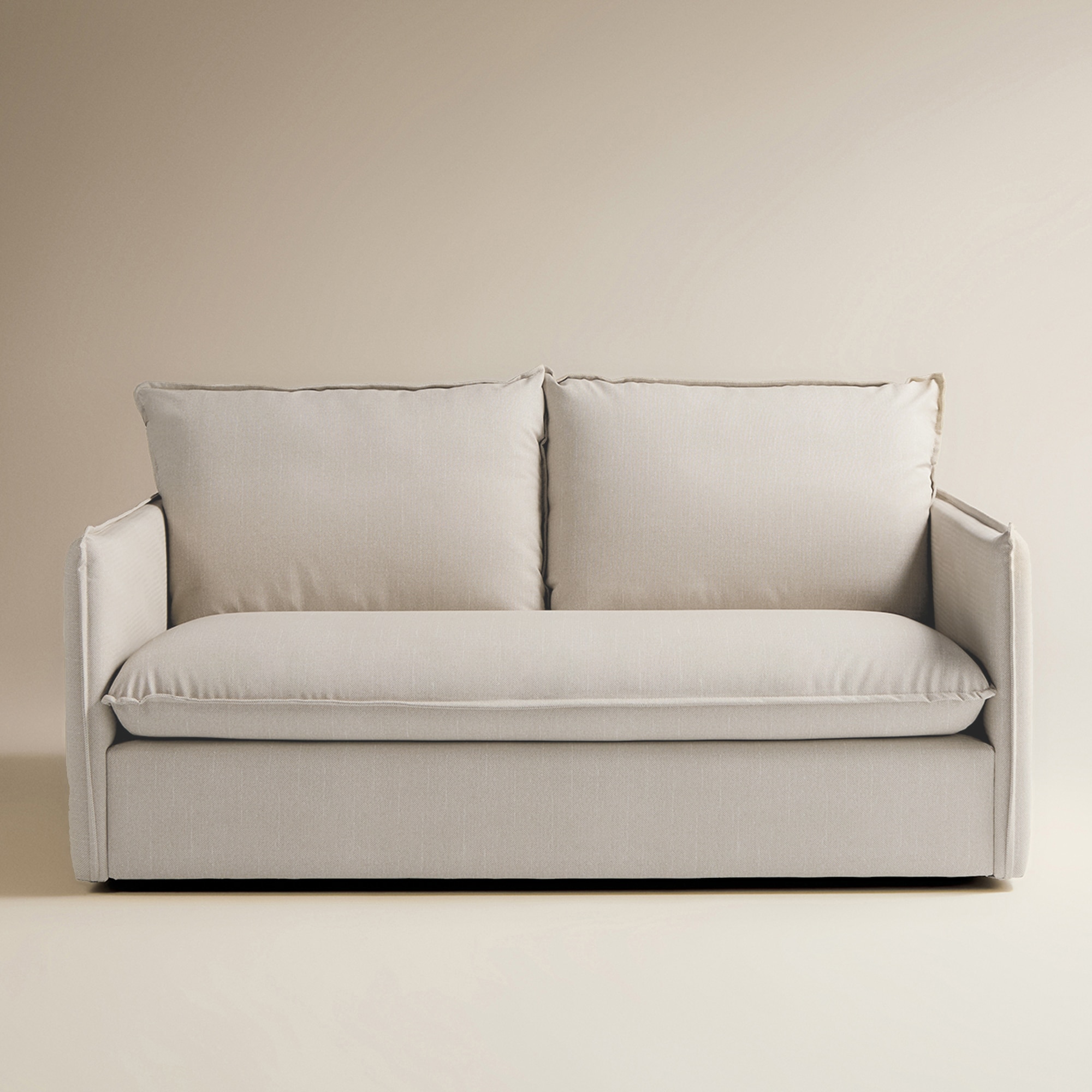 Sofá de jardín de 4 plazas con tejido impermeable Oasis El Corte Inglés - Crema Crema-1