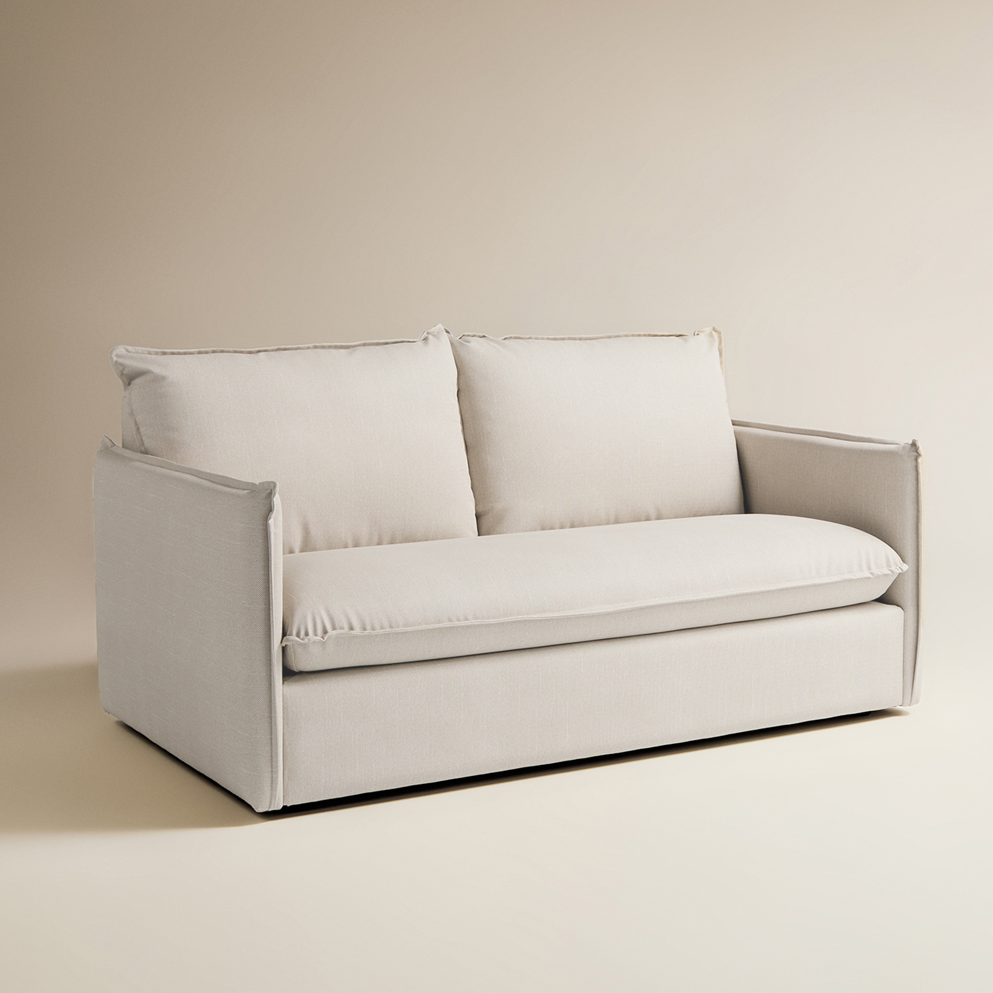 Sofá de jardín de 4 plazas con tejido impermeable Oasis El Corte Inglés - Crema Crema-2
