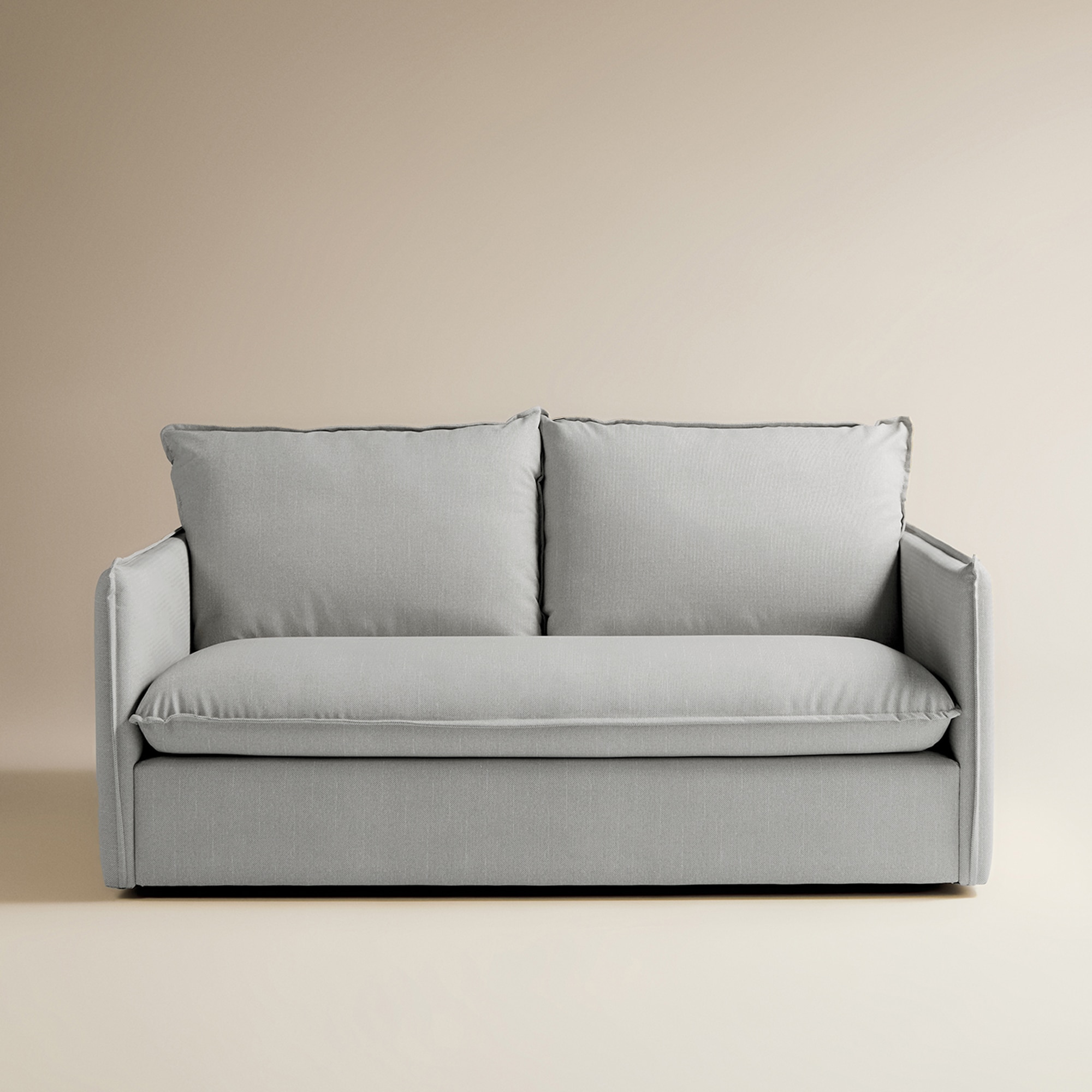 Sofá de jardín de 3 plazas con tejido impermeable Oasis El Corte Inglés - Gris Gris-1