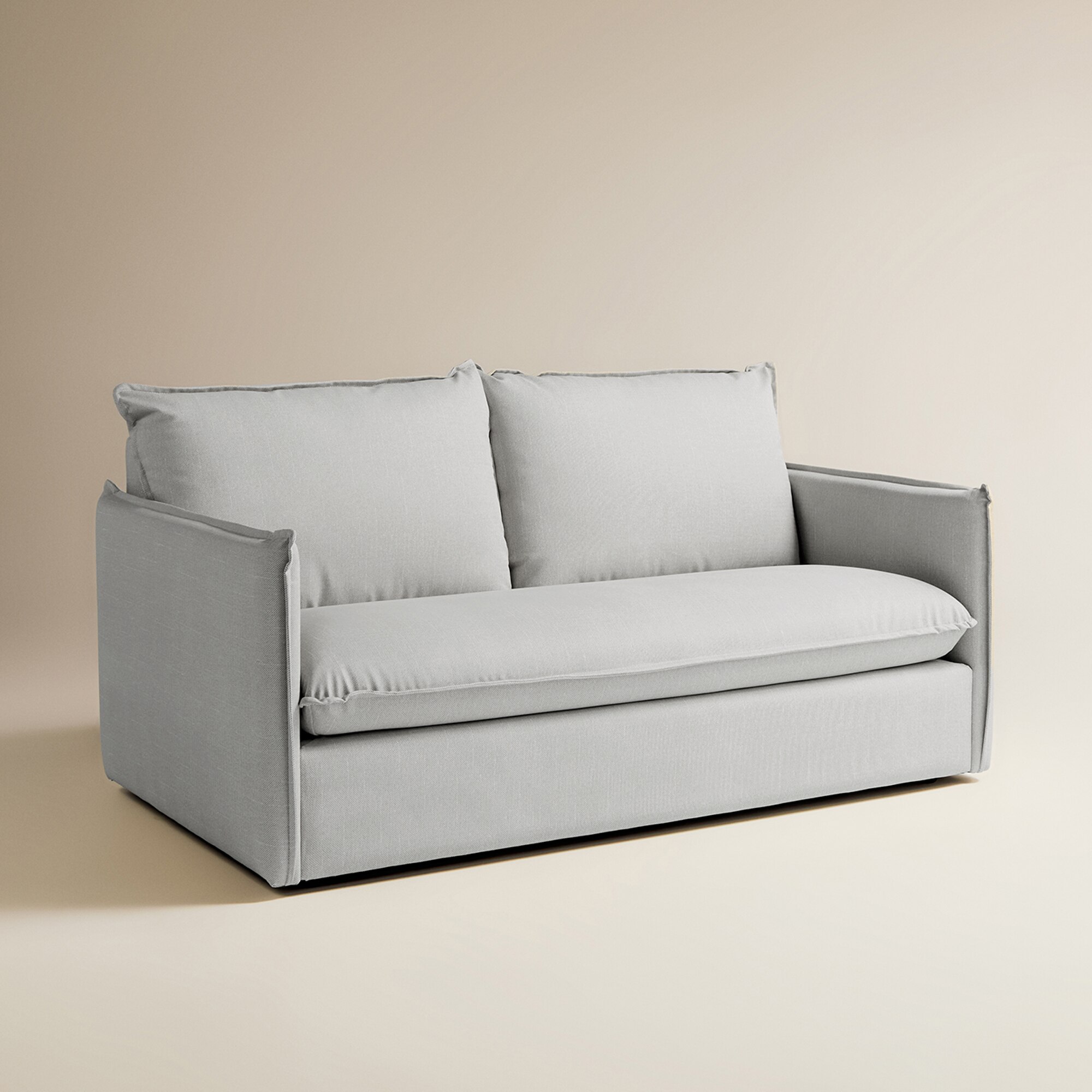 Sofá de jardín de 3 plazas con tejido impermeable Oasis El Corte Inglés - Gris Gris-3