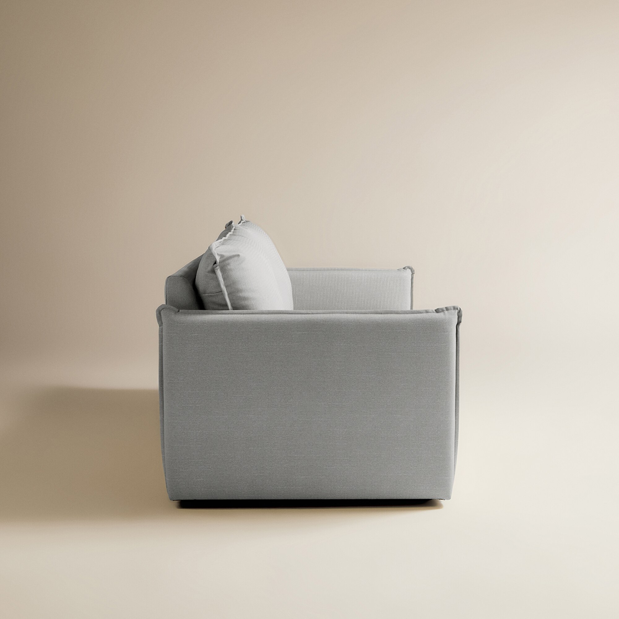 Sofá de jardín de 3 plazas con tejido impermeable Oasis El Corte Inglés - Gris Gris-4