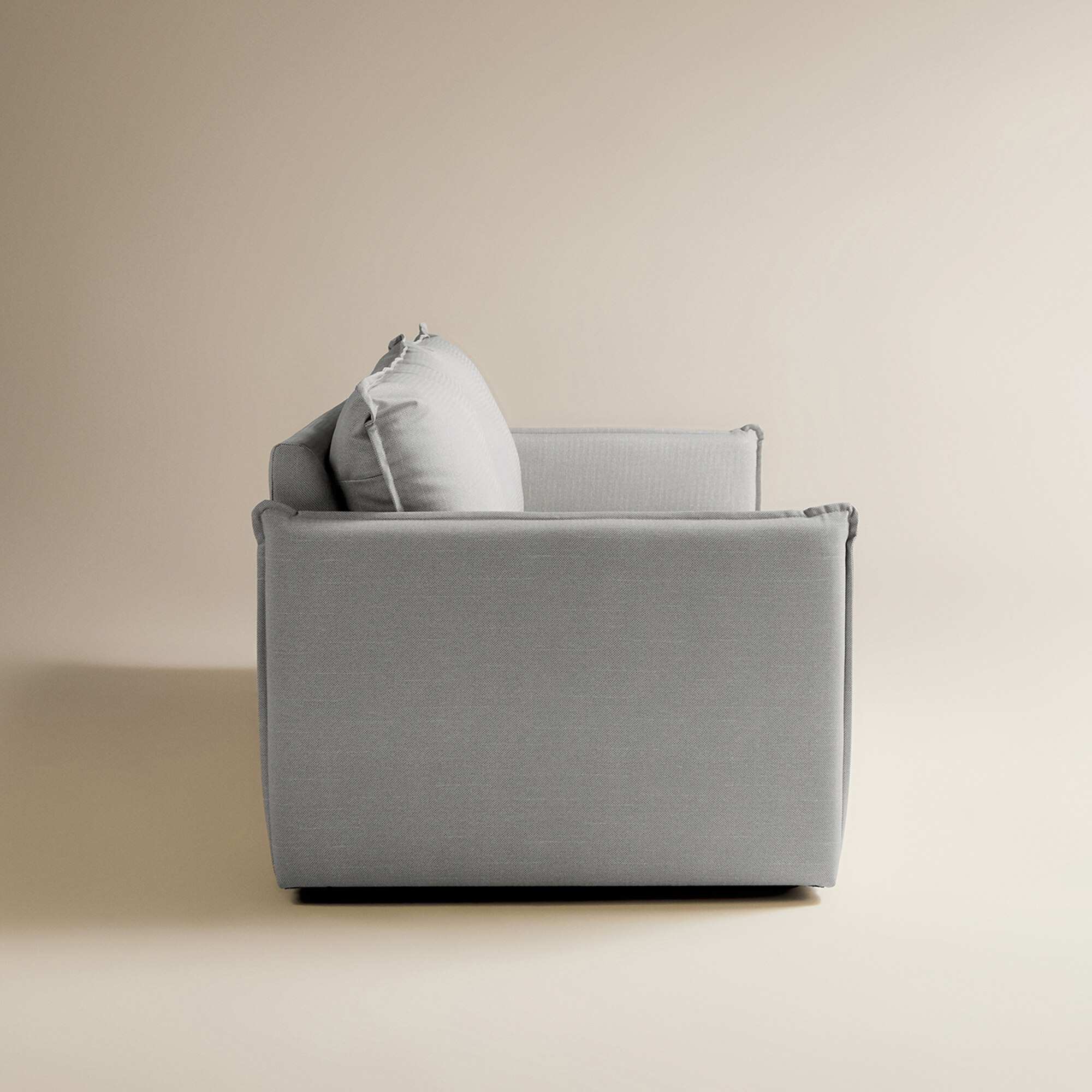 Sofá de jardín de 4 plazas con tejido impermeable Oasis El Corte Inglés - Gris Gris-4