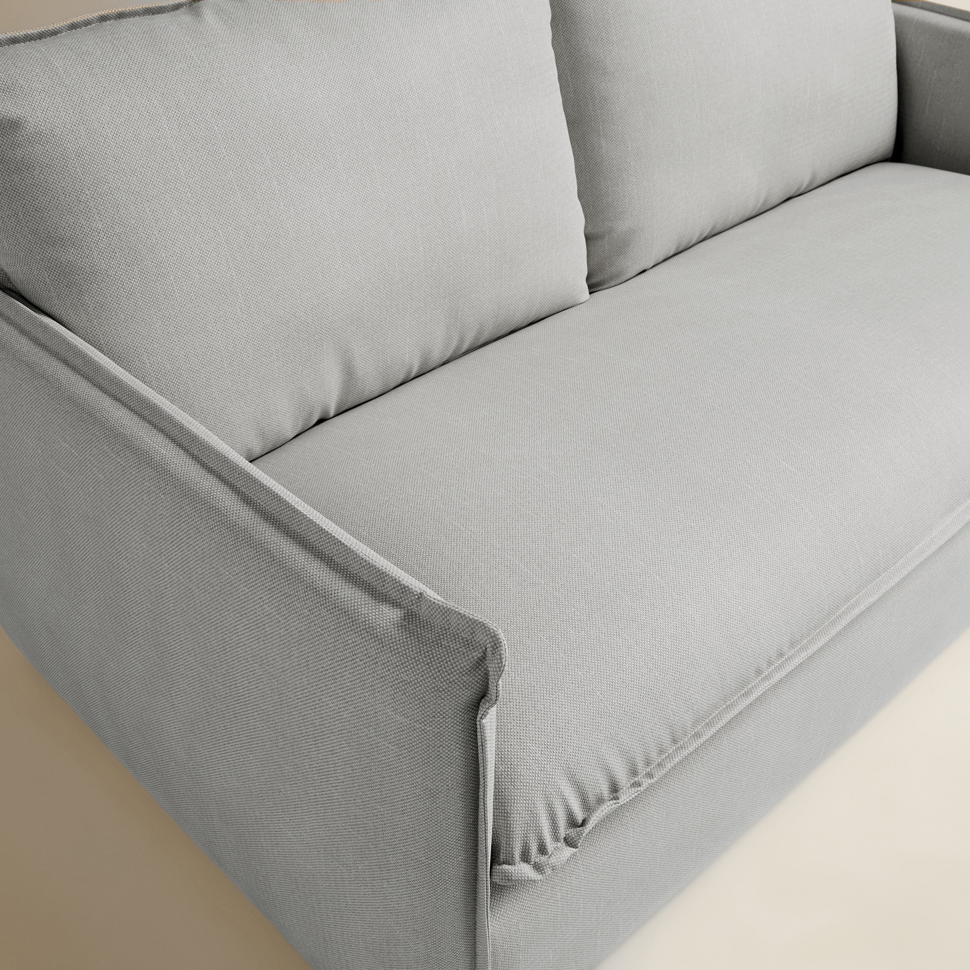 Sofá de jardín de 4 plazas con tejido impermeable Oasis El Corte Inglés - Gris Gris-6
