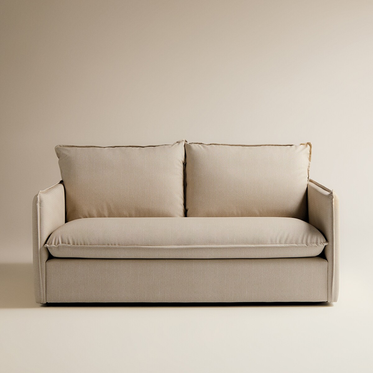 Sofá de Jardim de 3 Lugares com Tecido Impermeável Miami Bege-3