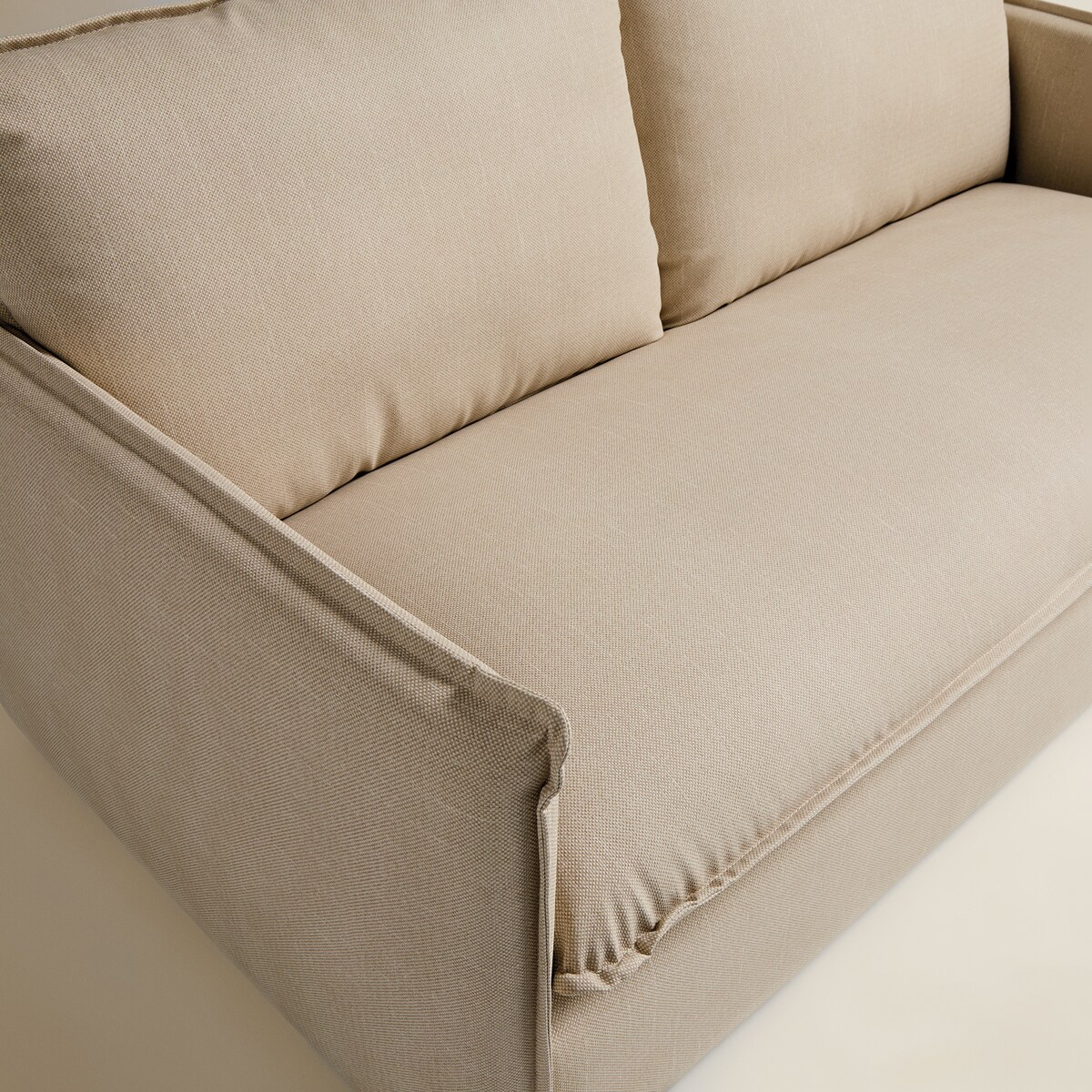 Sofá de Jardim de 3 Lugares com Tecido Impermeável Miami Bege-5