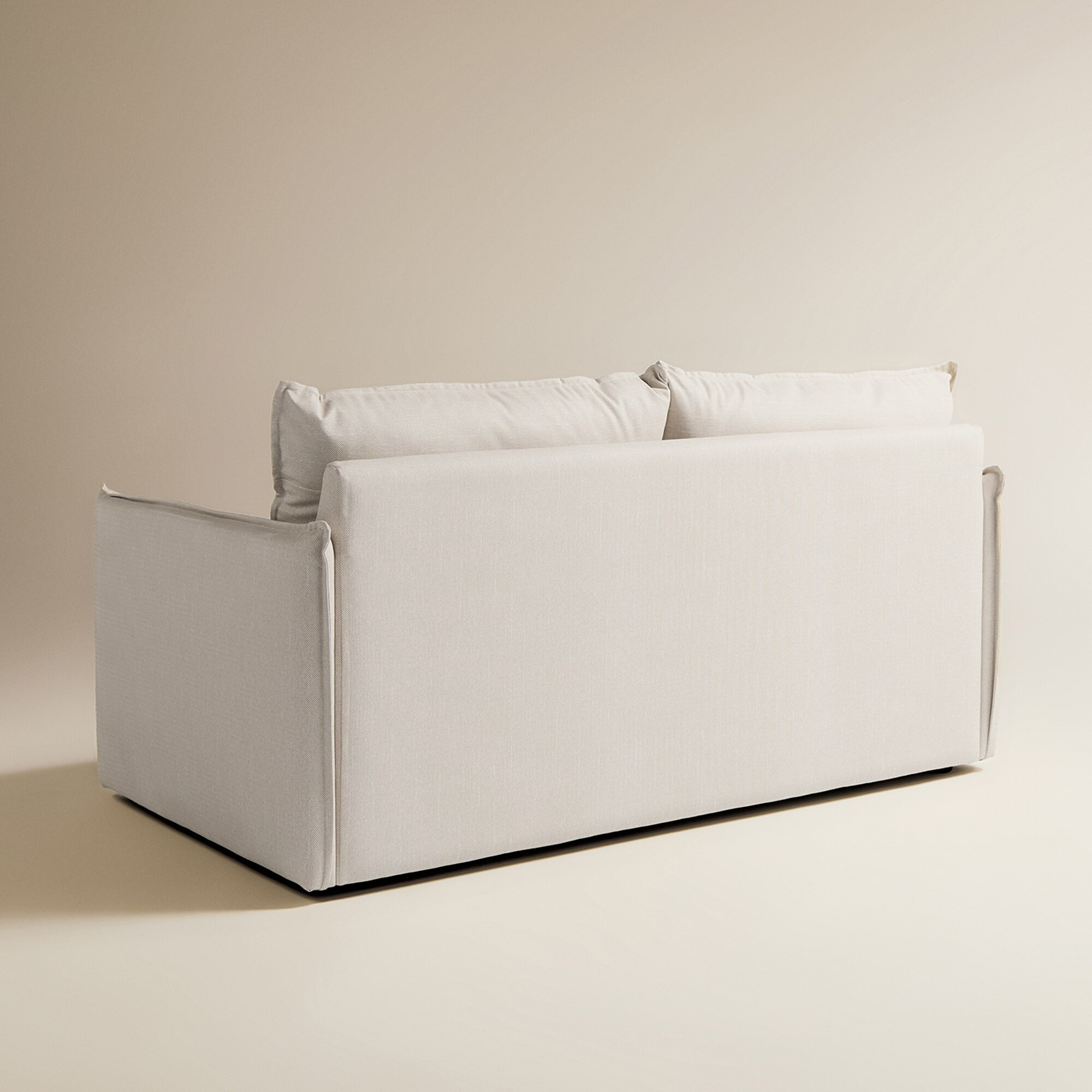 Sofá de jardín de 3 plazas con tejido impermeable Oasis El Corte Inglés - Crema Crema-5