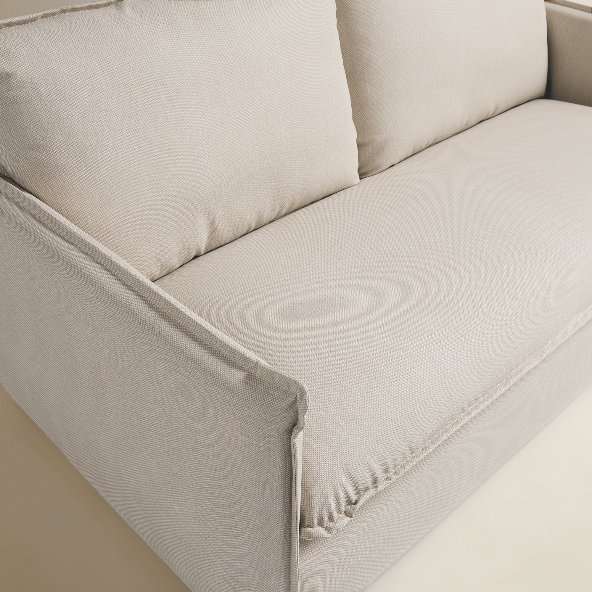 Sofá de jardín de 3 plazas con tejido impermeable Oasis El Corte Inglés - Crema Crema-6