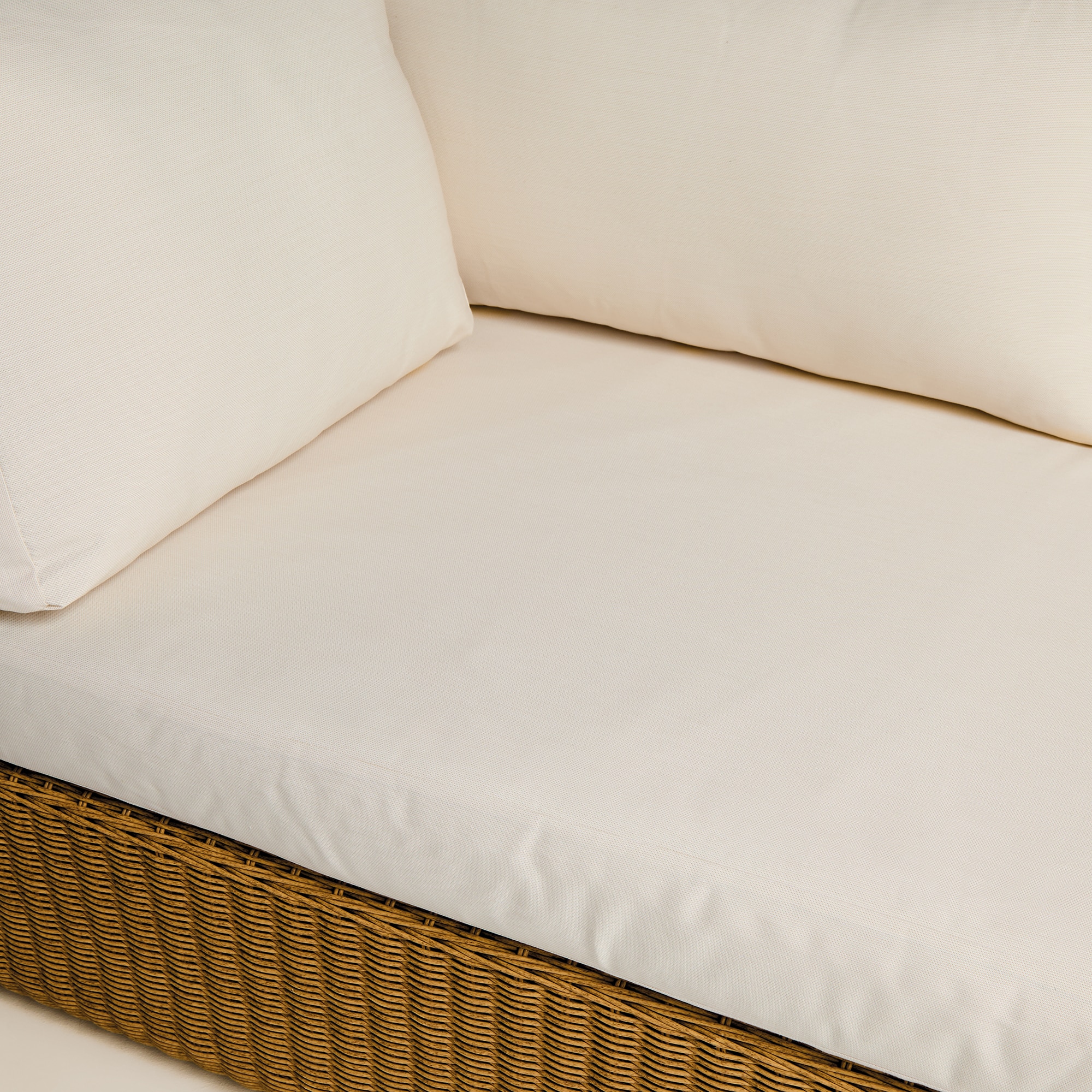 Módulo de 2 Lugares para Sofá de Jardim com Braço Esquerdo Ibiza Natural-5