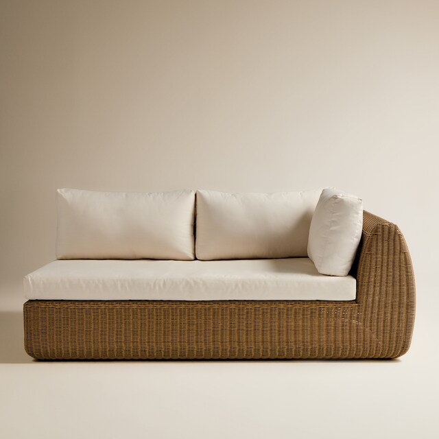 Imagem 0 de Módulo de 2 Lugares para Sofá de Jardim com Braço Direito Ibiza