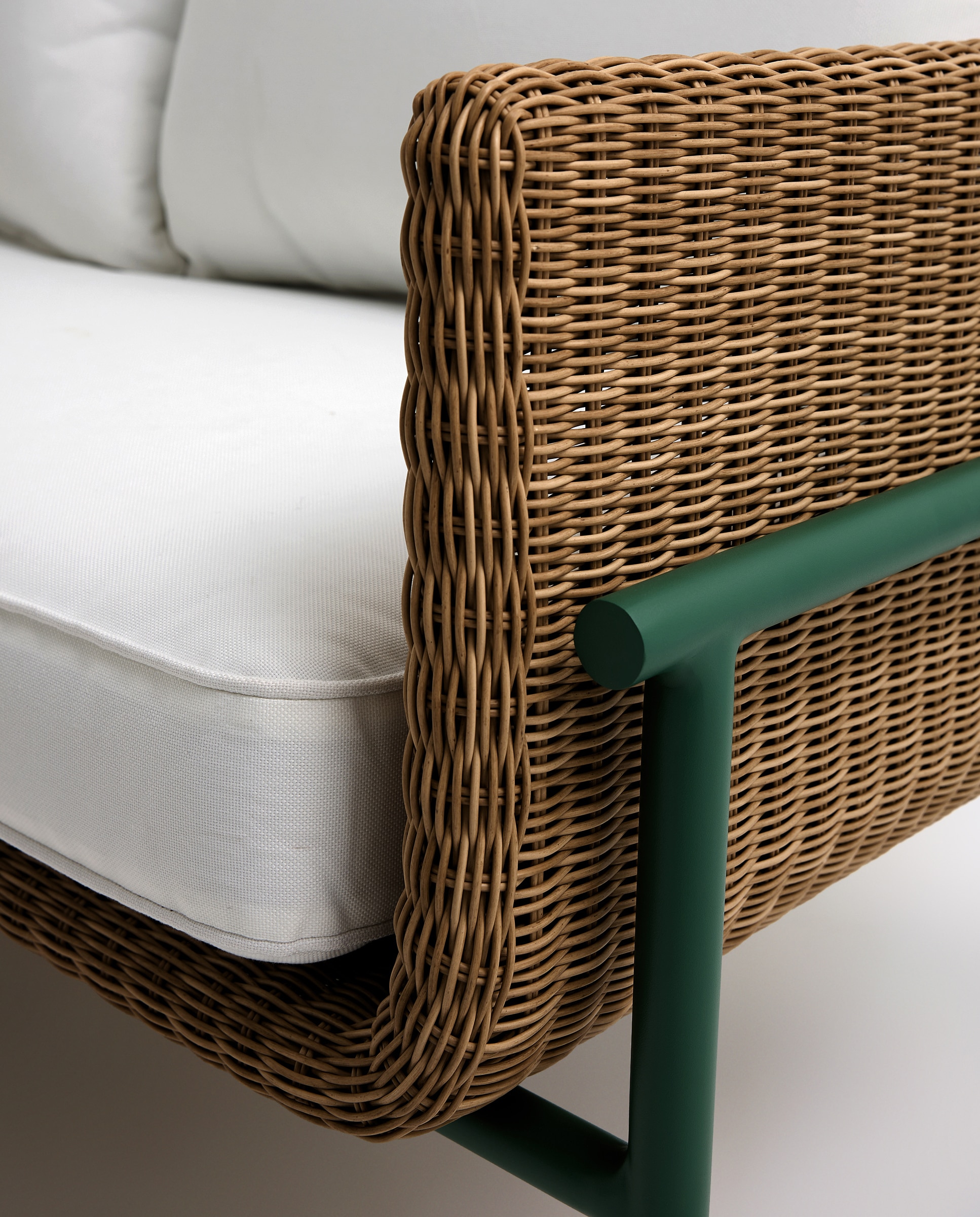 Sofá de Jardim de 2 Lugares Amsterdam Natural-6