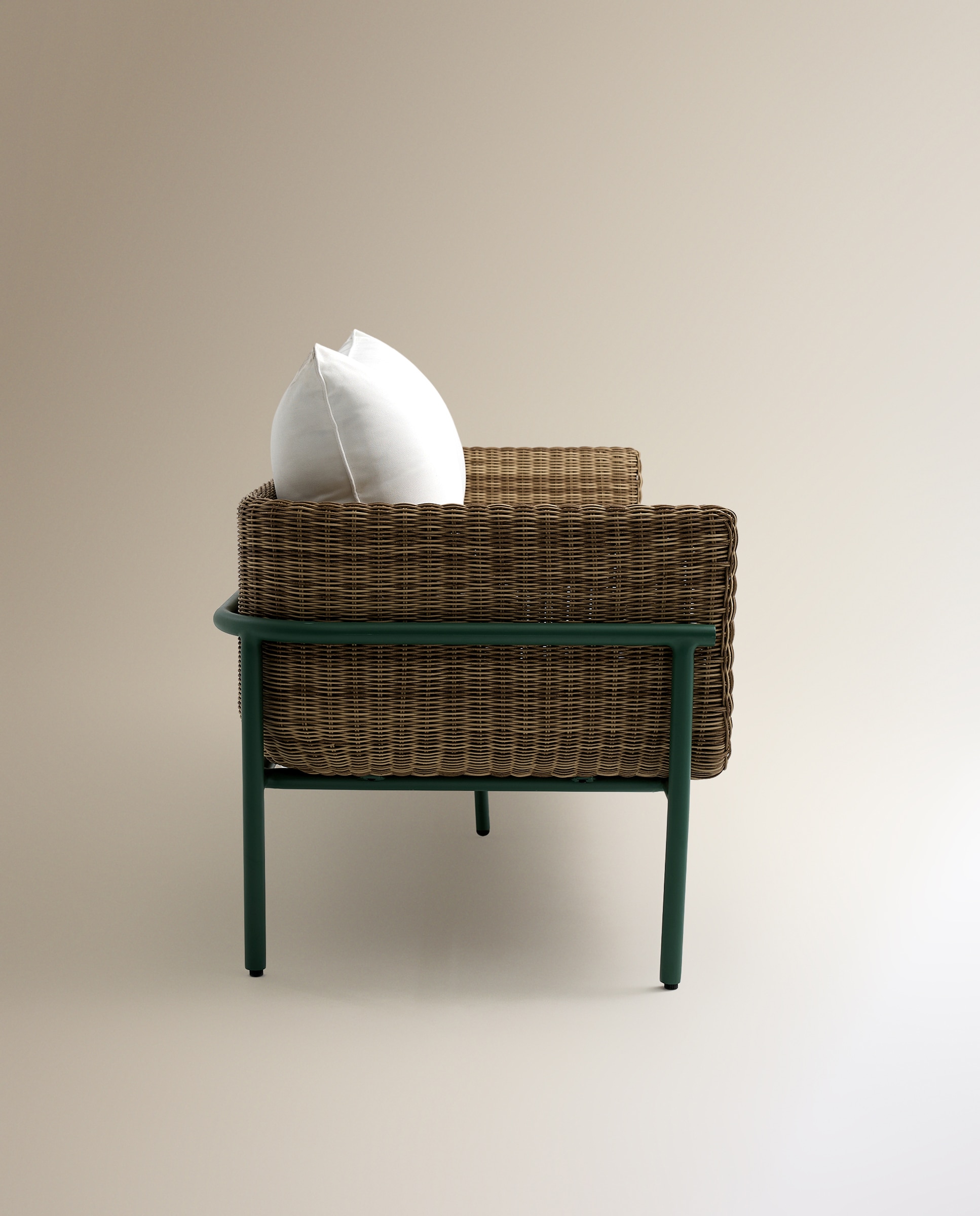 Sofá de Jardim de 3 Lugares Amsterdam Natural-4