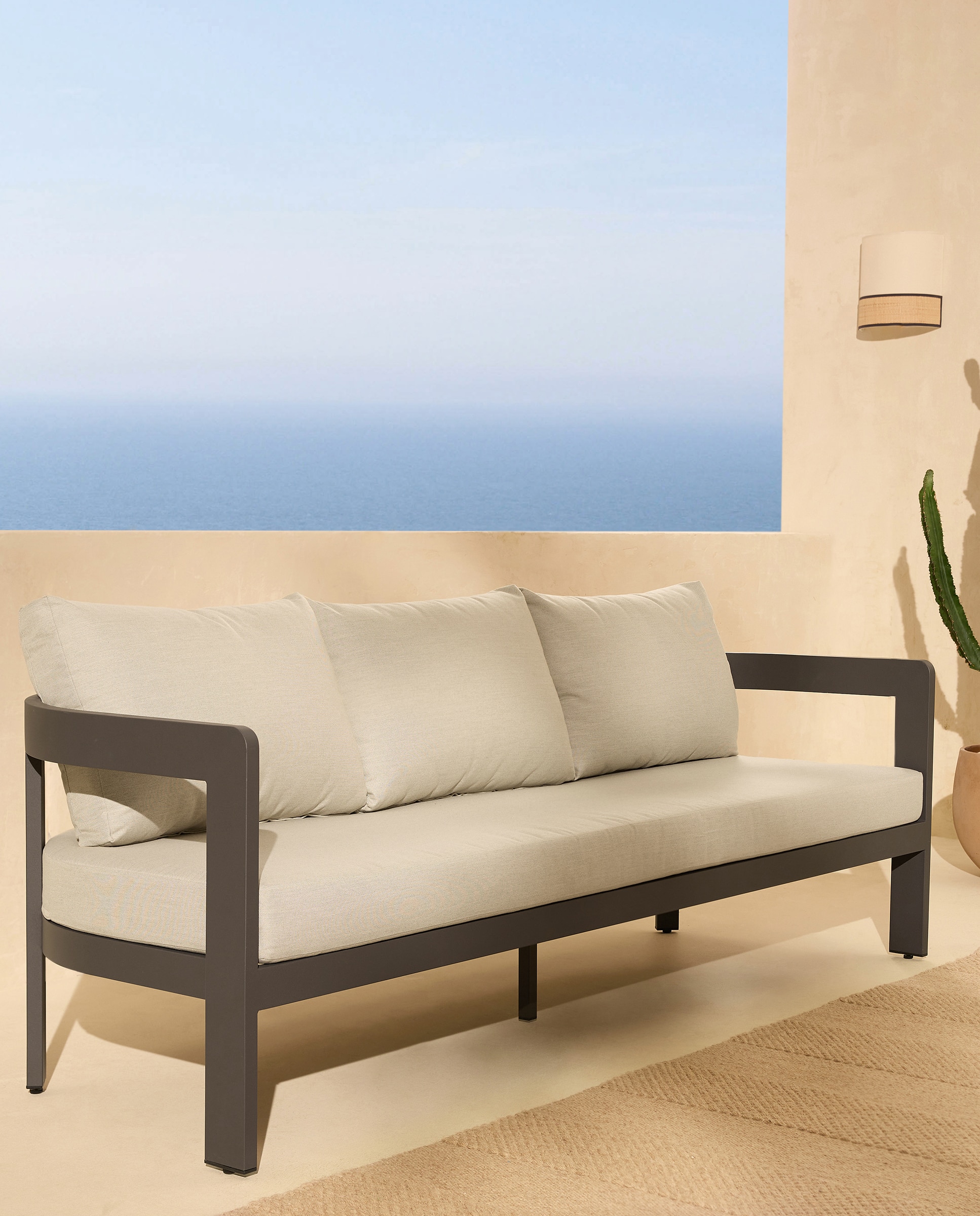 Imagem 0 de Sofá de Jardim de 3 Lugares Porto