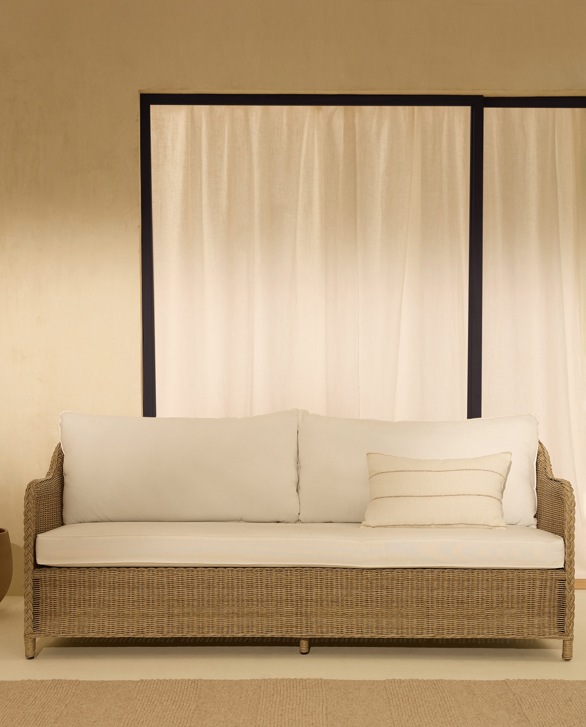 Imagem 0 de Sofá de Jardim de 3 Lugares Mallorca