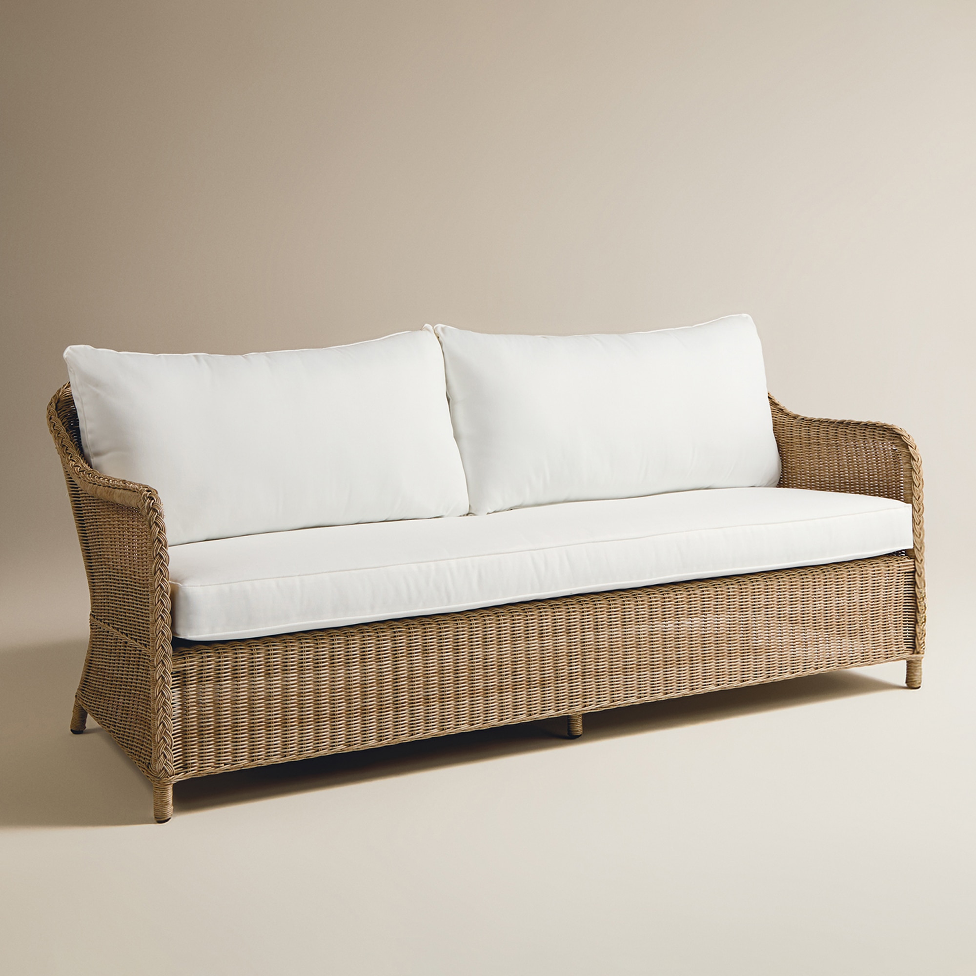 Sofá de Jardim de 3 Lugares Mallorca Natural-2