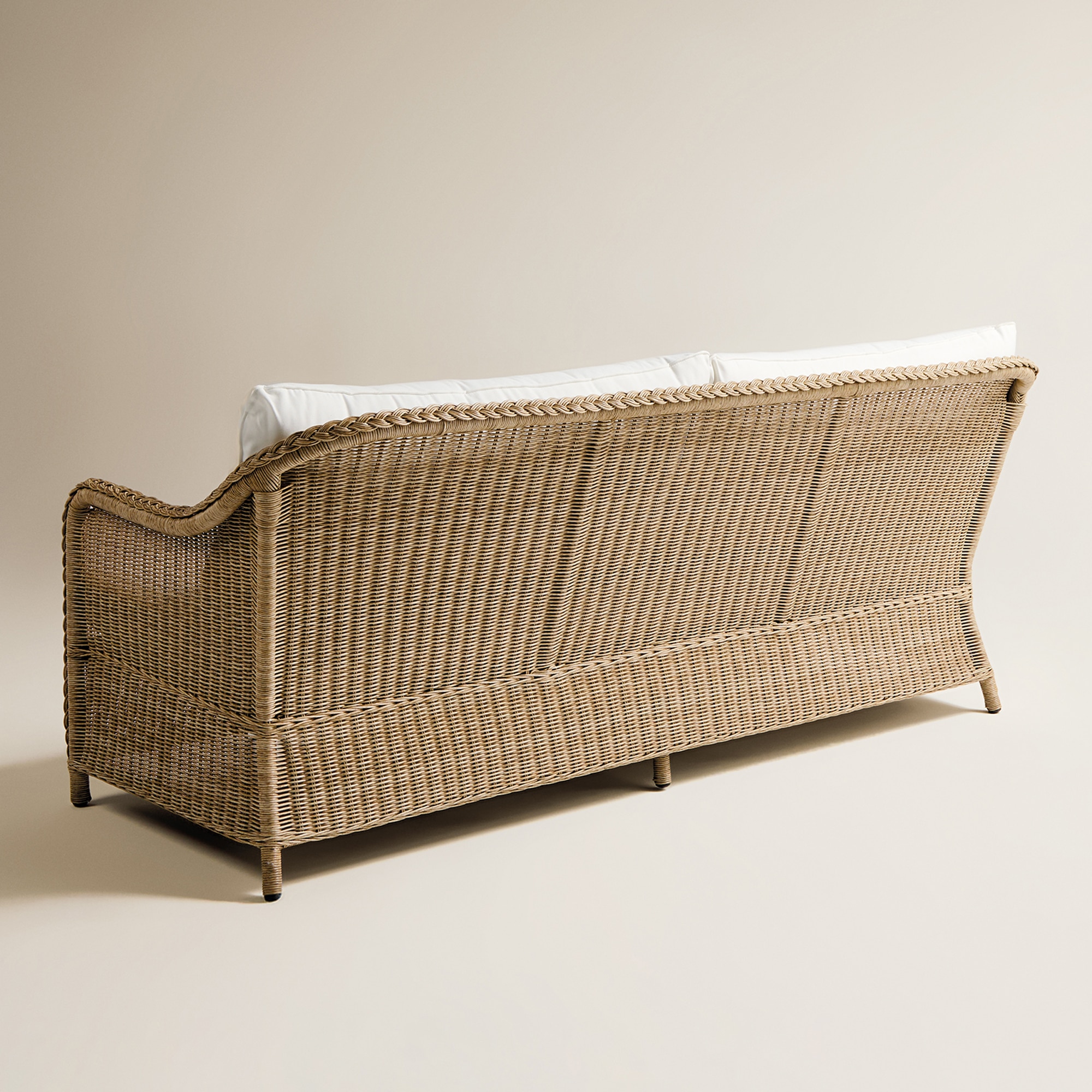 Sofá de Jardim de 3 Lugares Mallorca Natural-4